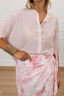Camicia in cotone e seta ViCOLO