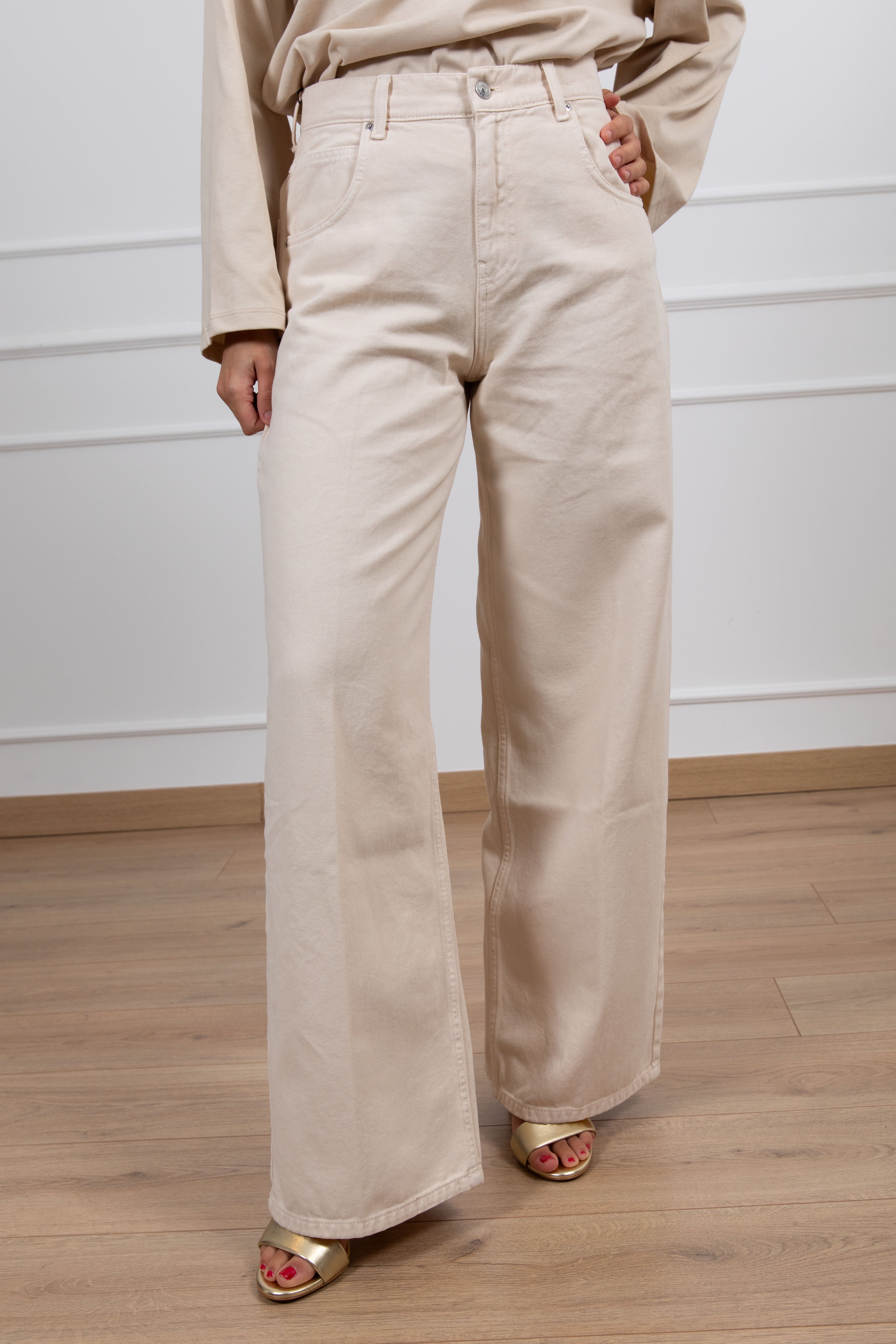 Jeans Mia color baggy-fit ViCOLO