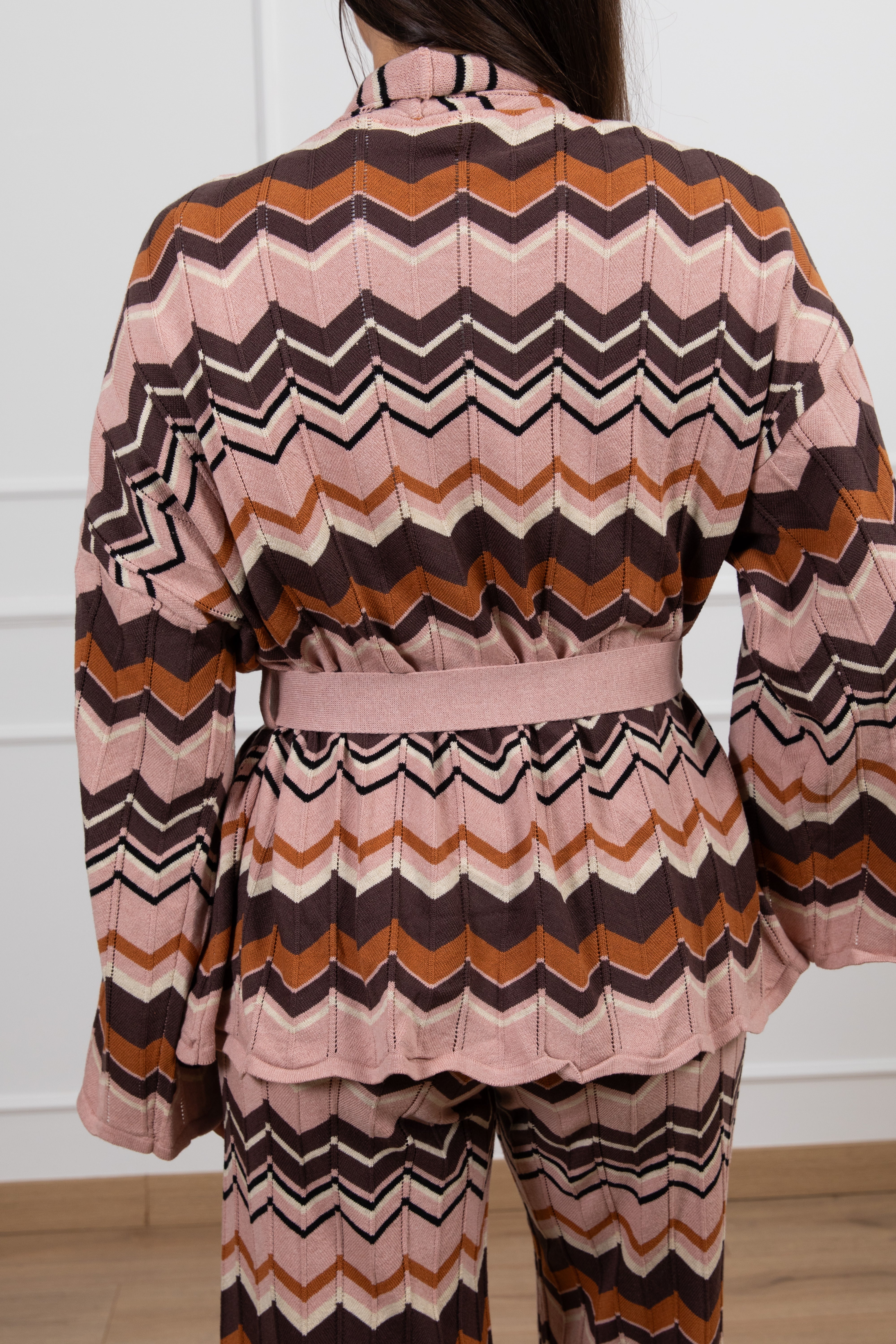 Cardigan motivo zig-zag ViCOLO