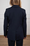 Giacca regular-fit in punto milano variante blu Tensione IN