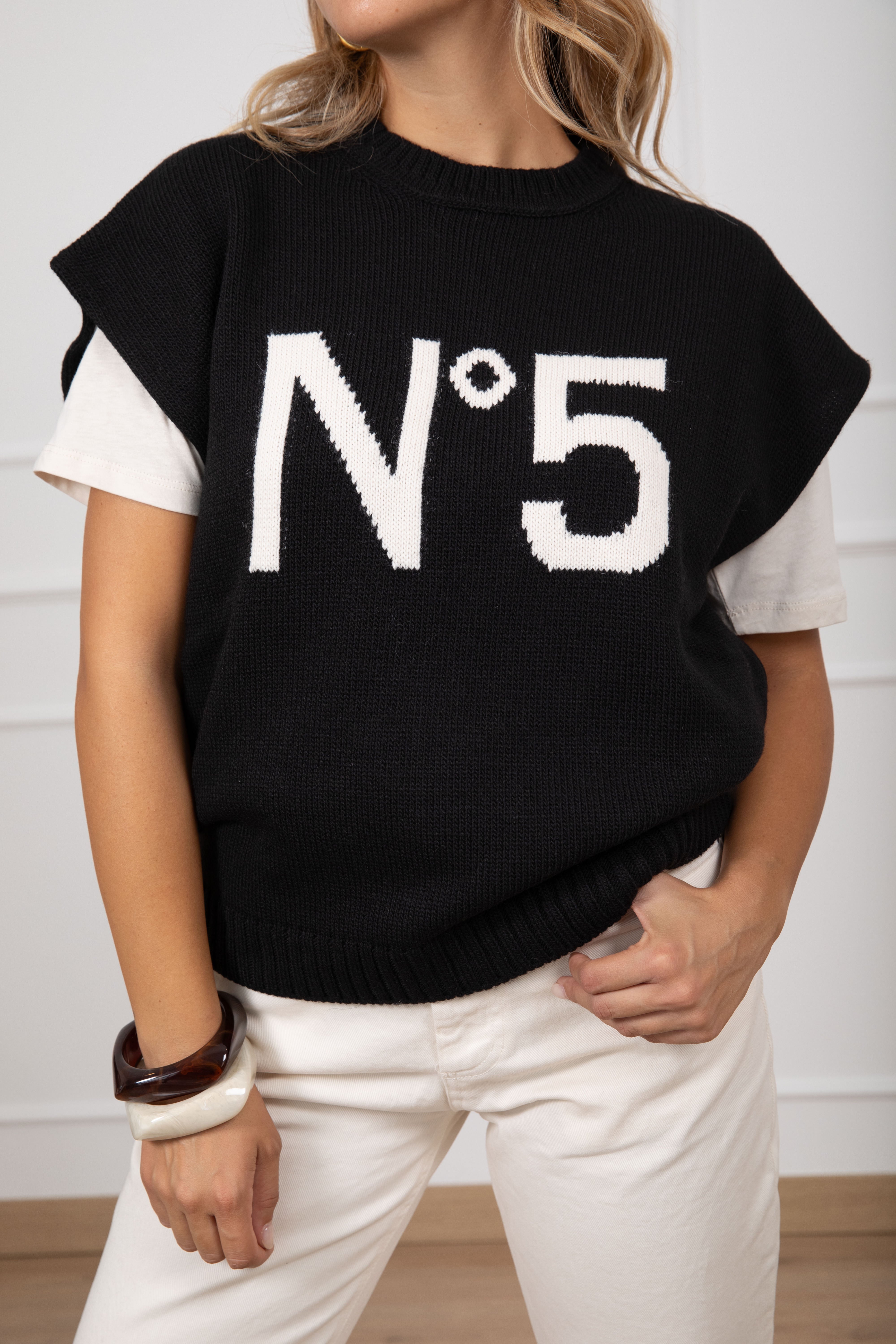 Gilet in maglia "N 5" Tensione IN