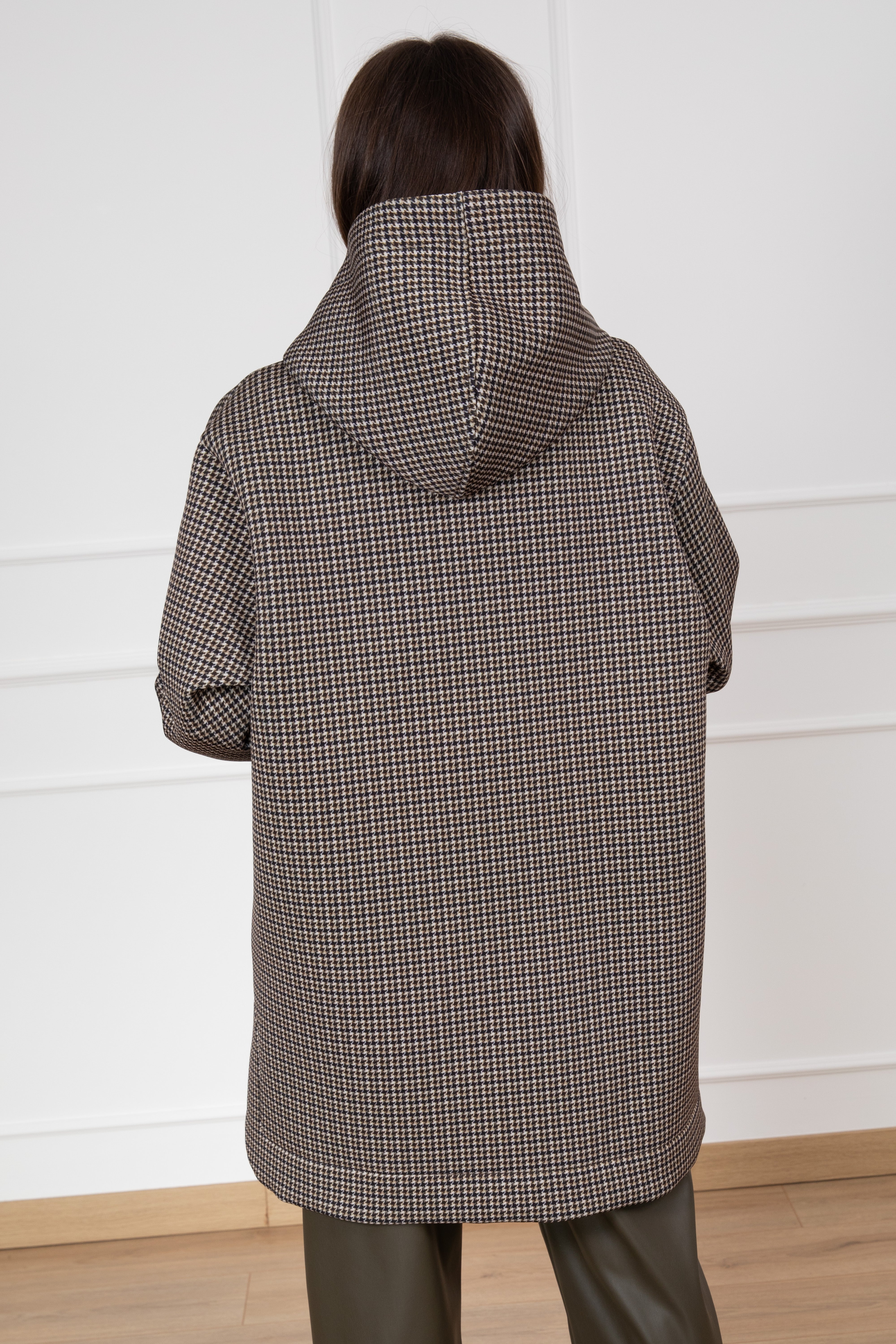 Giacca-cappotto in neo-prene con cappuccio Susy Mix