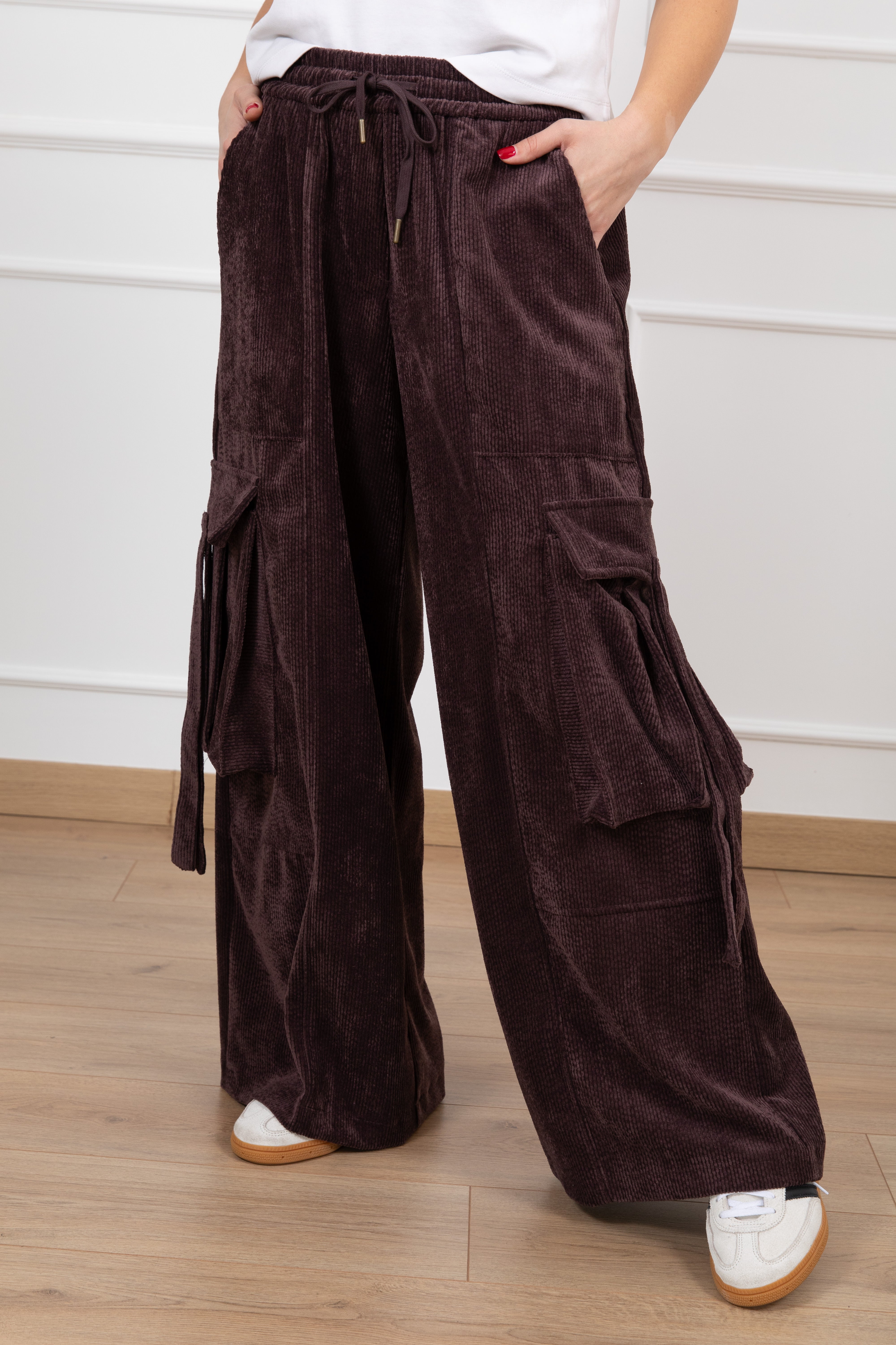 Pantalone cargo in velluto rocciatore Tensione IN