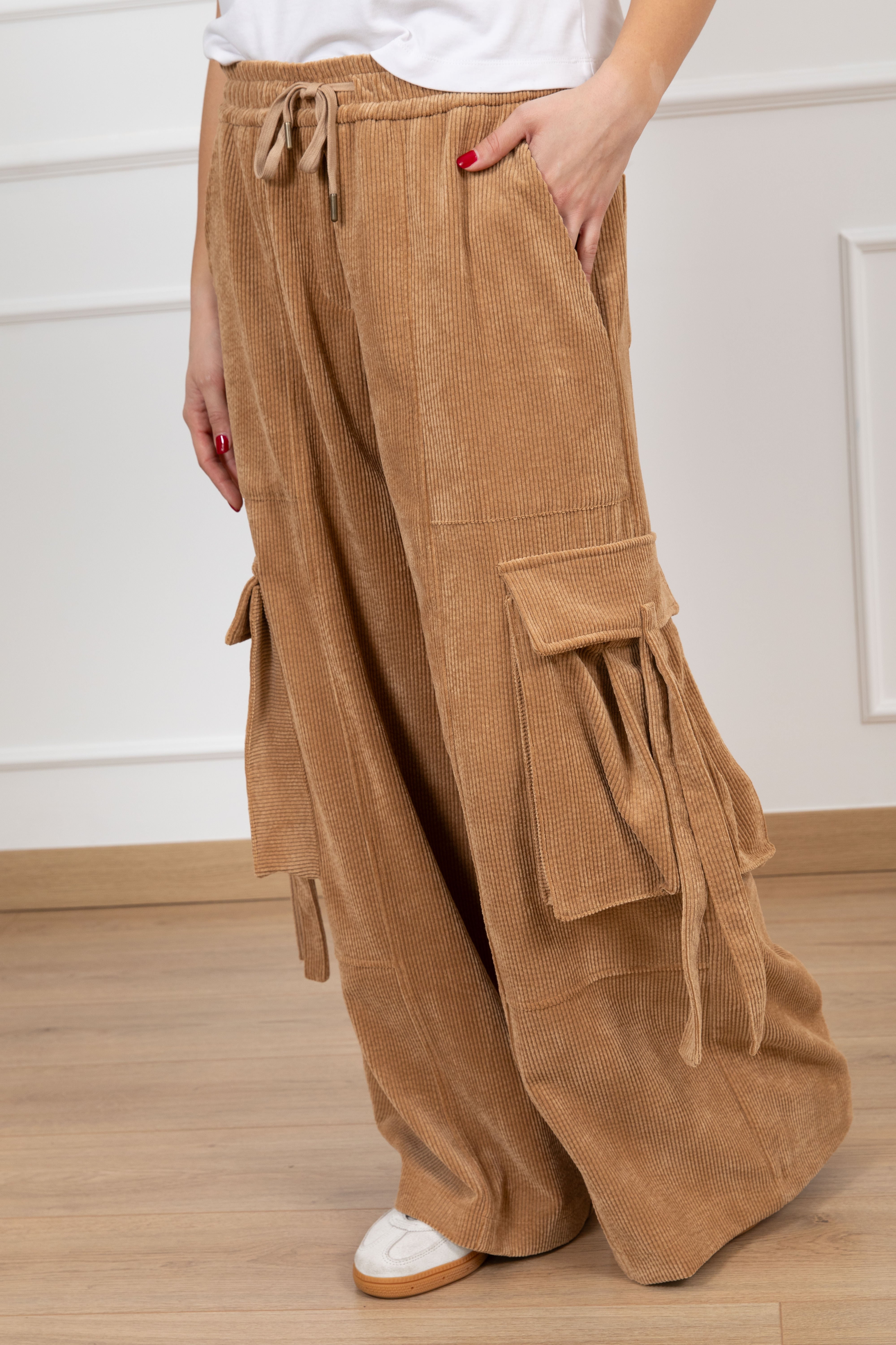 Pantalone cargo in velluto rocciatore Tensione IN