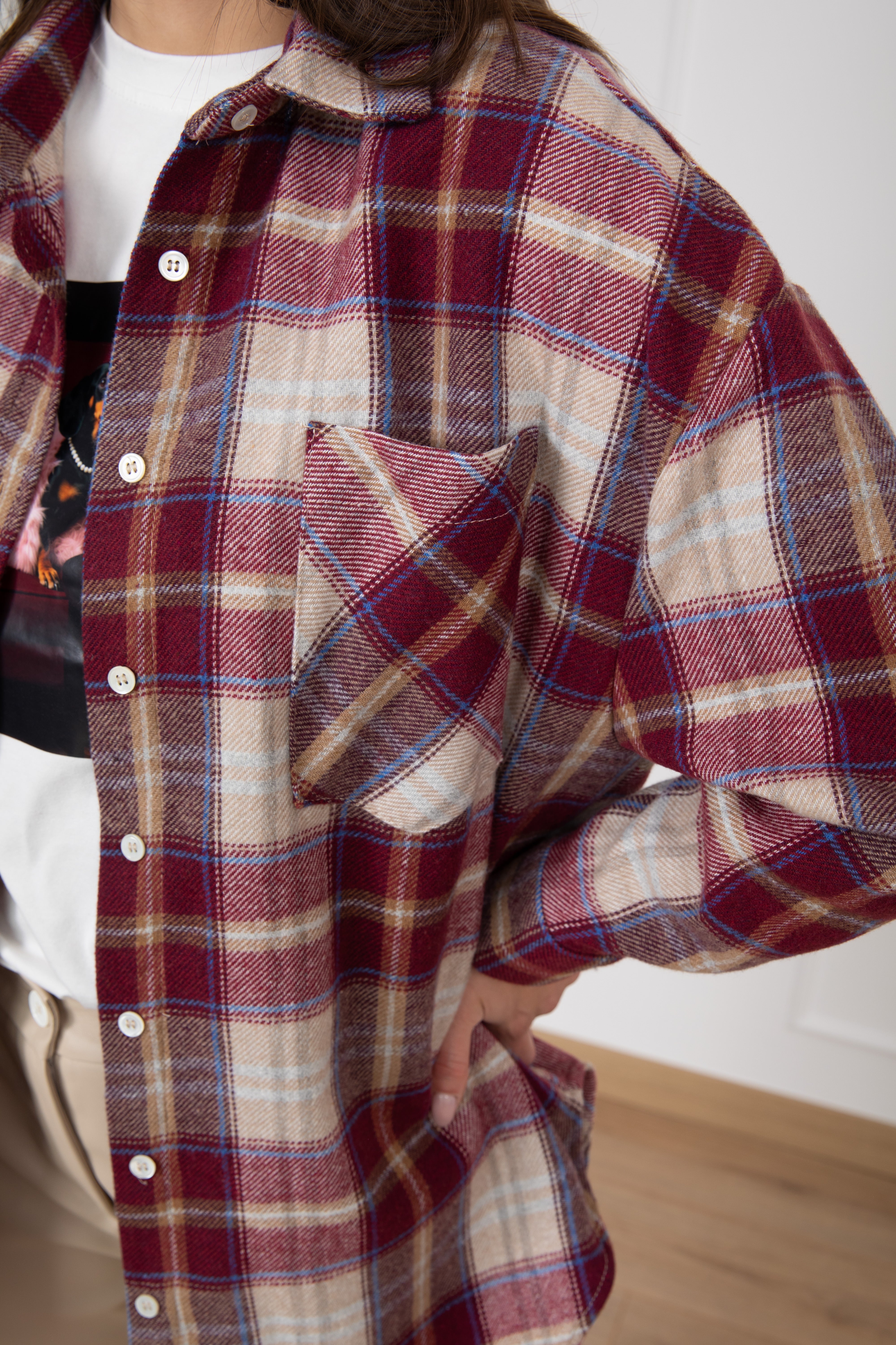 Camicia check in flanella ViCOLO