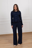Tailleur giacca con godet e pantalone Tensione IN