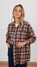 Camicia check flanella variante verde oliva Susy mix