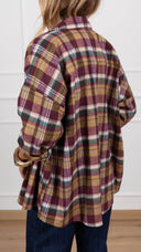 Camicia check flanella variante verde oliva Susy mix