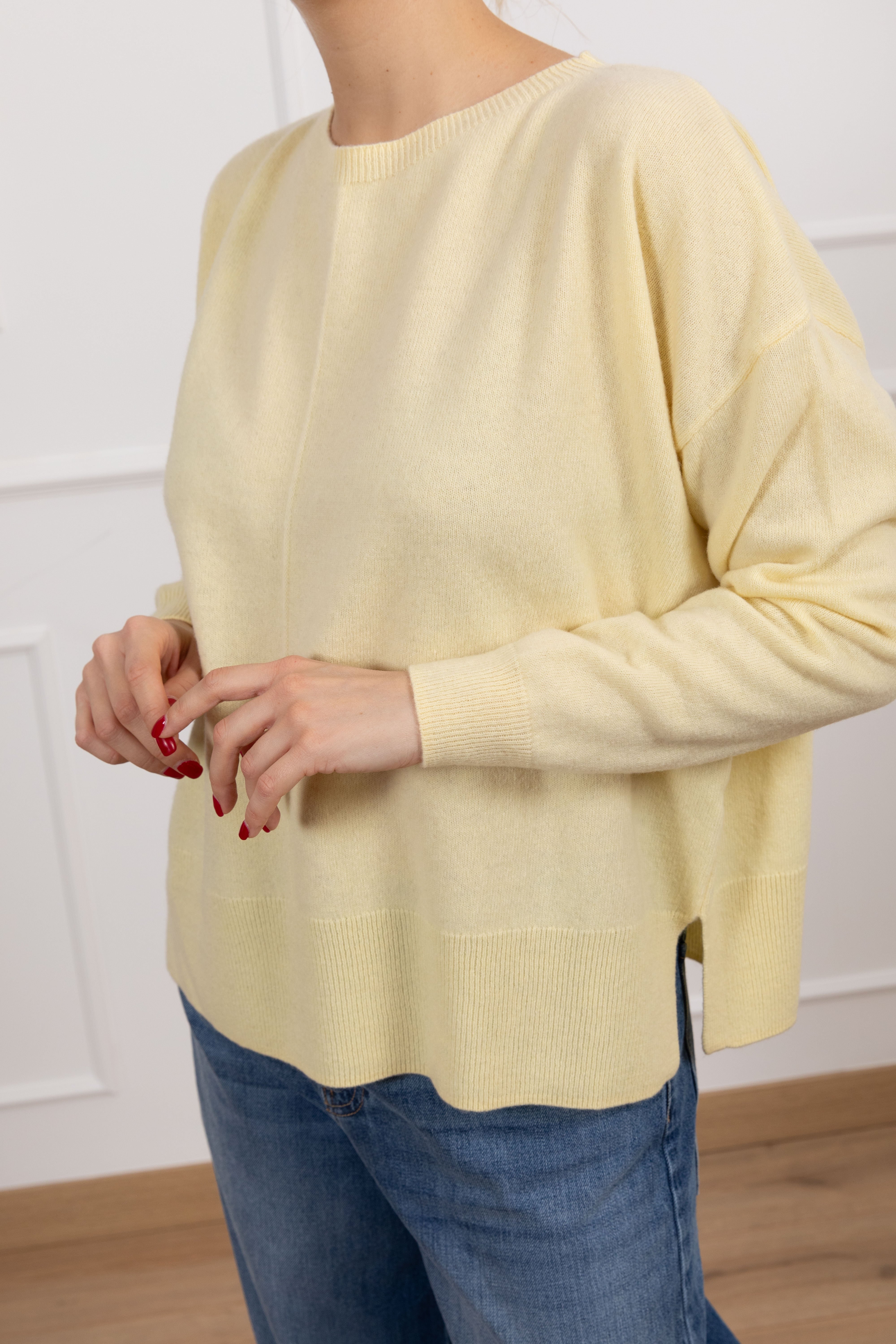 Pull a scatoletta 100% lana Tensione IN