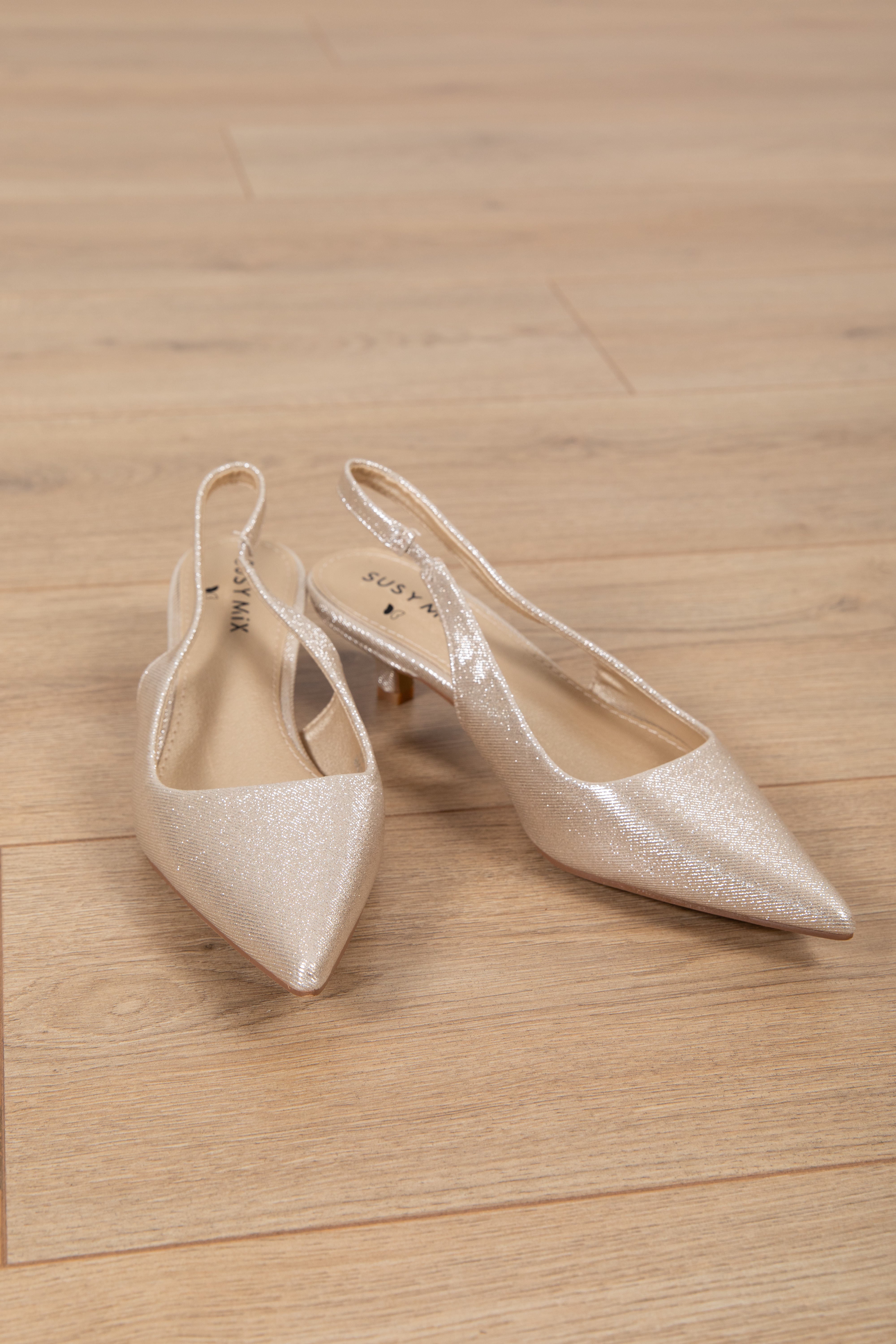 Sling back effetto laminato Susy Mix