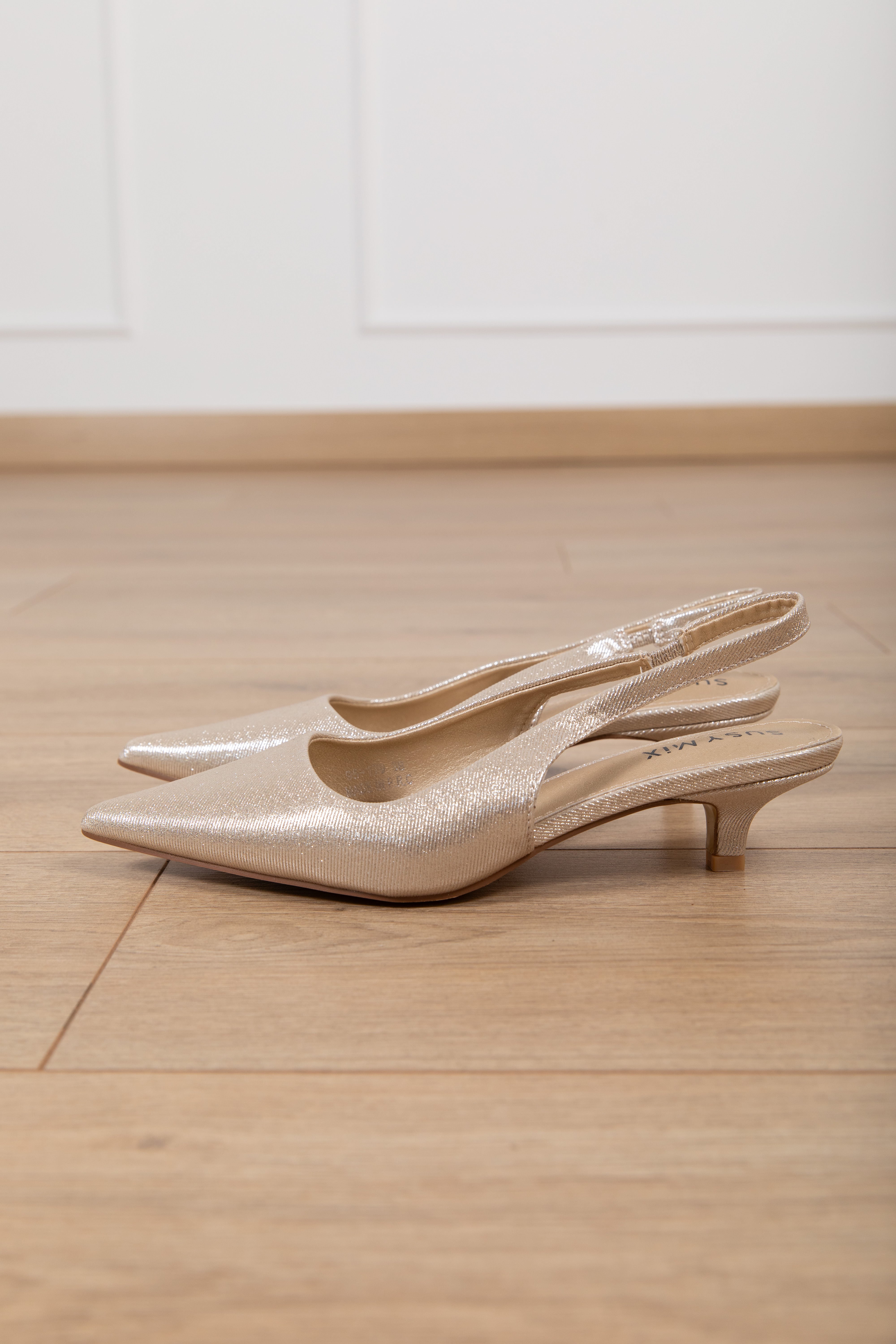 Sling back effetto laminato Susy Mix