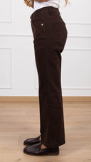 Pantalone color a zampetta variante moro Tensione IN