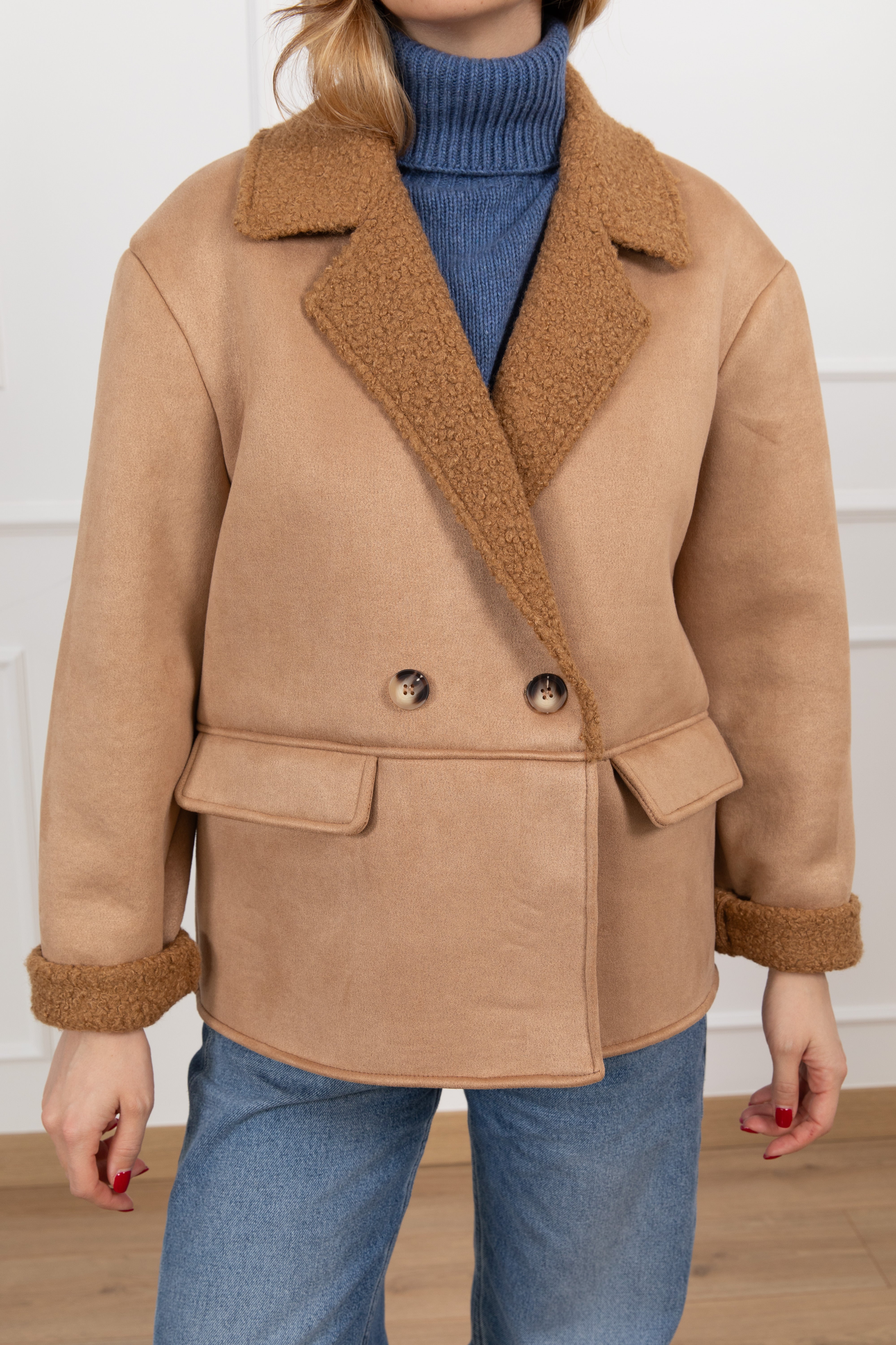 Giaccone in eco-montone Tensione IN