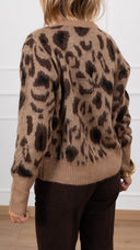 Cardigan maculato variante cammello Susy Mix