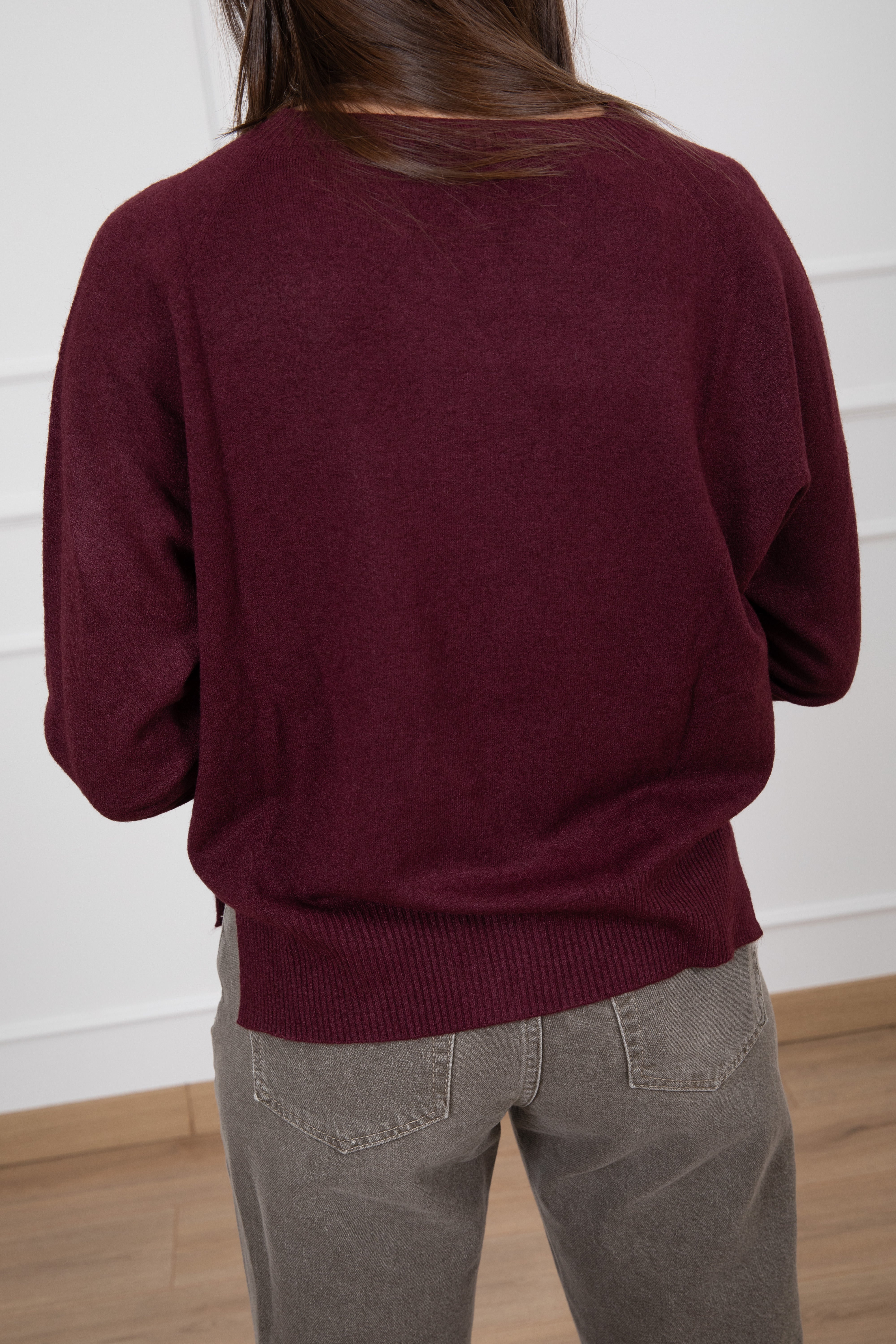 Maglia girocollo in viscosa Susy Mix