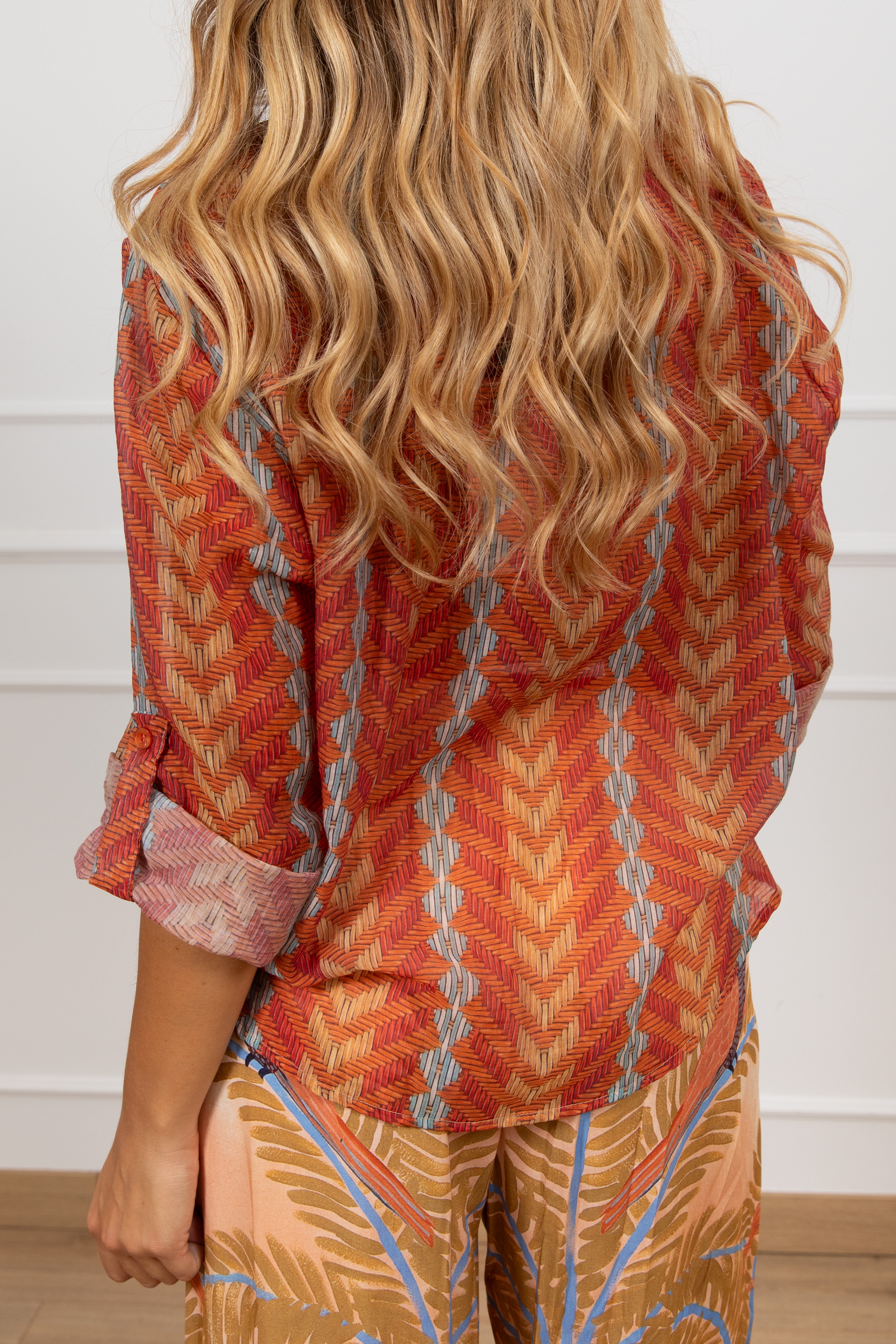 Camicia fantasia zig-zag Haveone