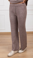 Coordinato in maglia polo e pantalone variante tortora Haveone