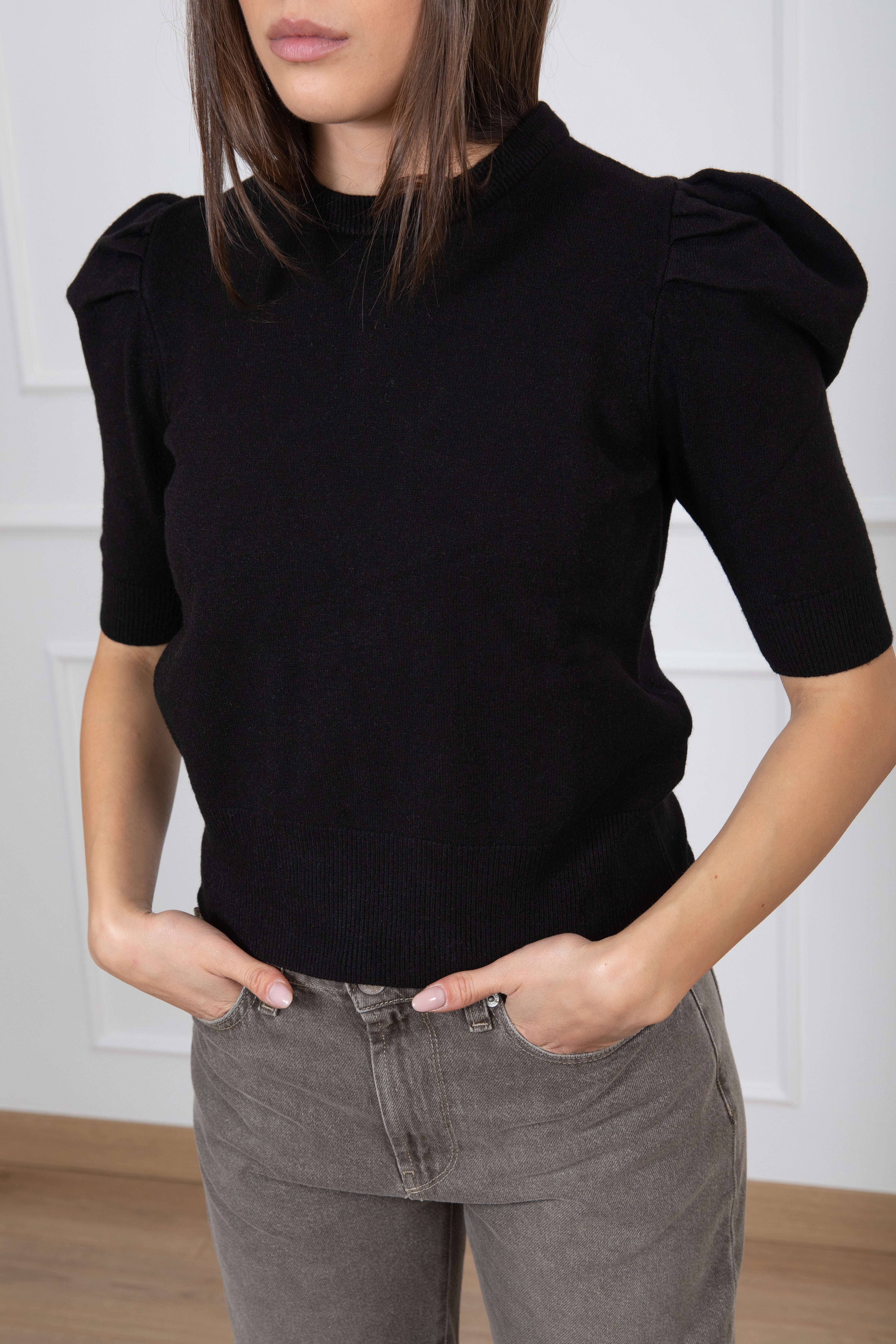 Pull manica corta a sbuffo Susy Mix