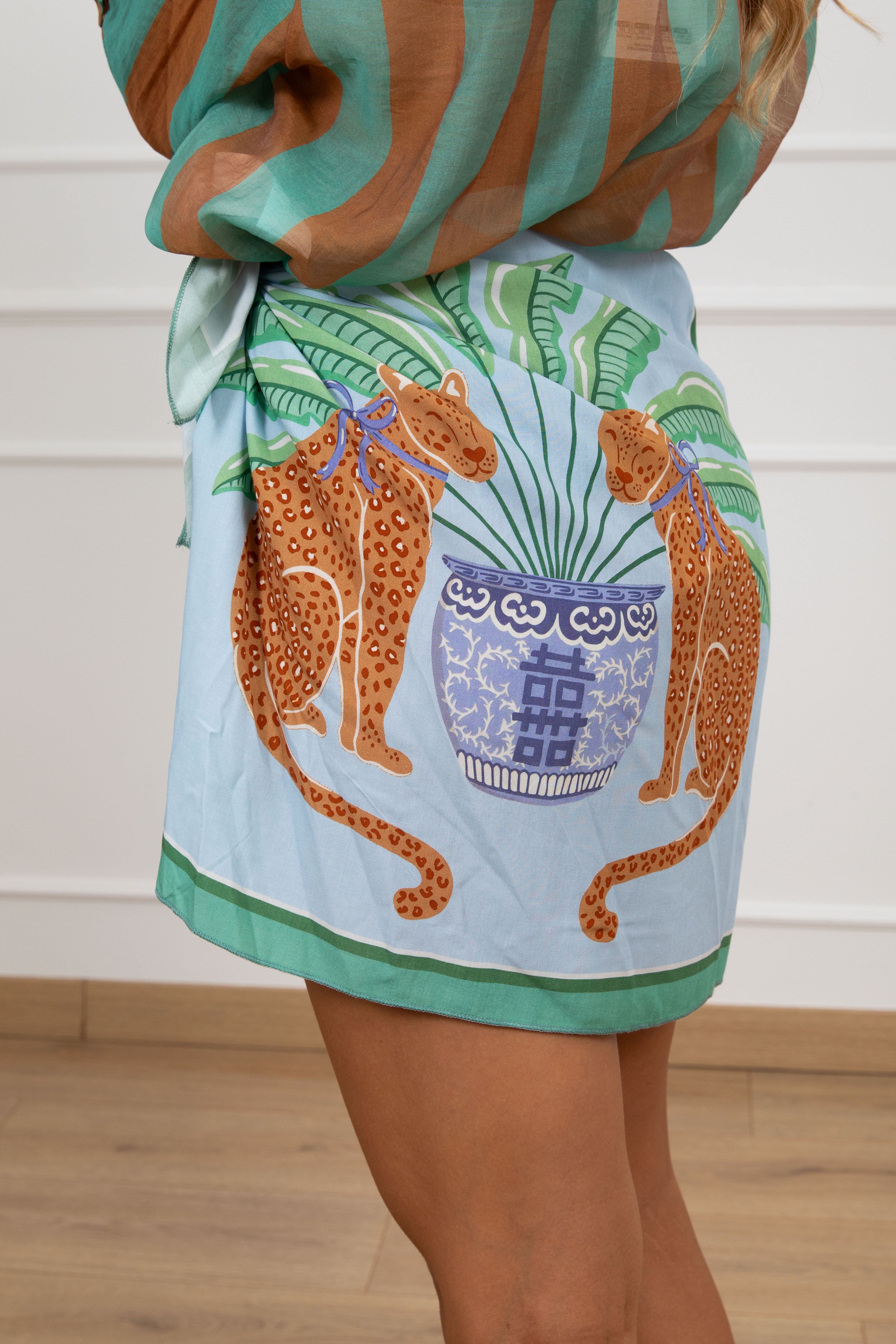 Gonna corta pareo fantasia orientale Haveone