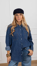 Berretto in lana variante blu Susy Mix