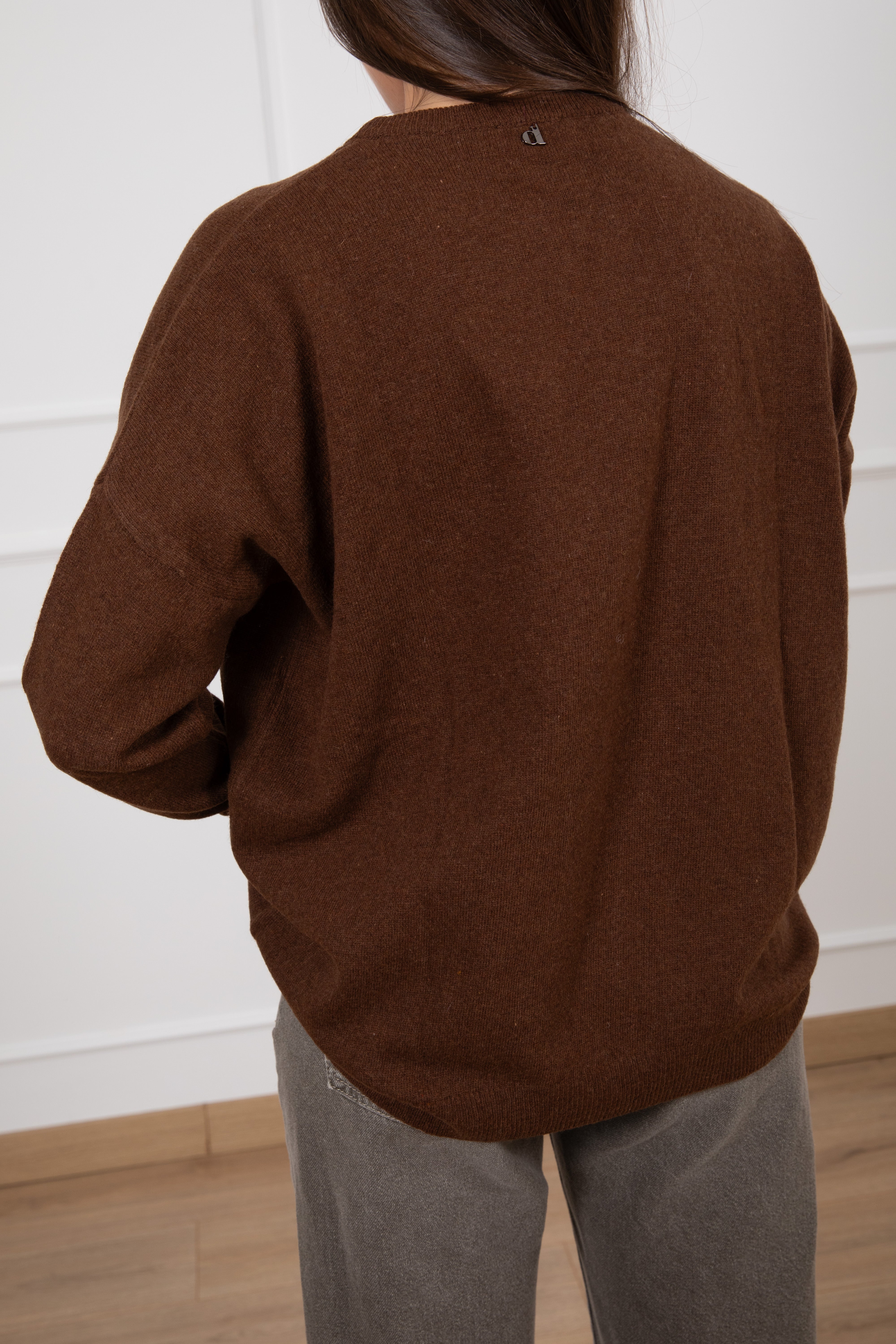 Pull girocollo con cane Dixie