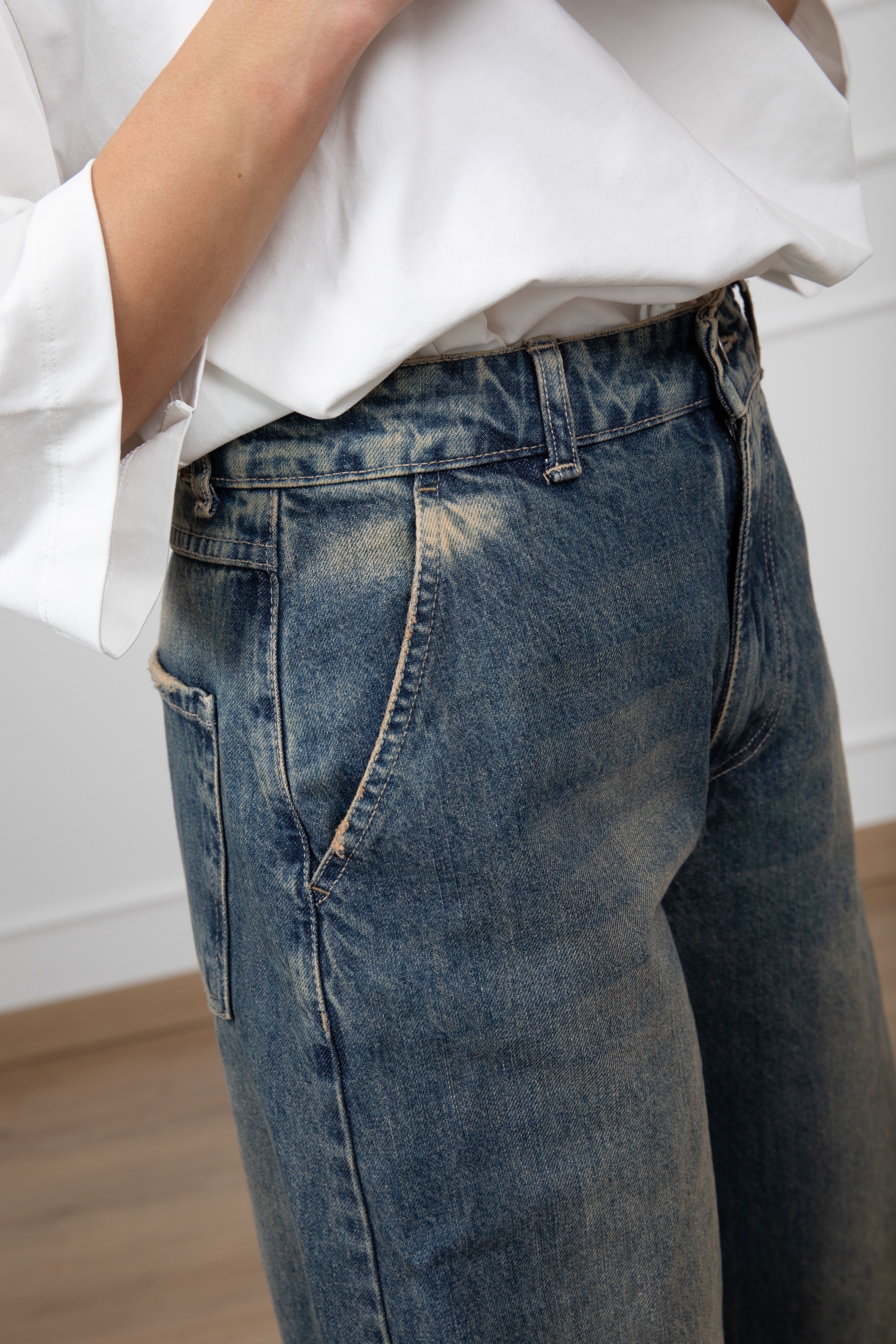 Jeans Elsa lavaggio thé Tensione IN
