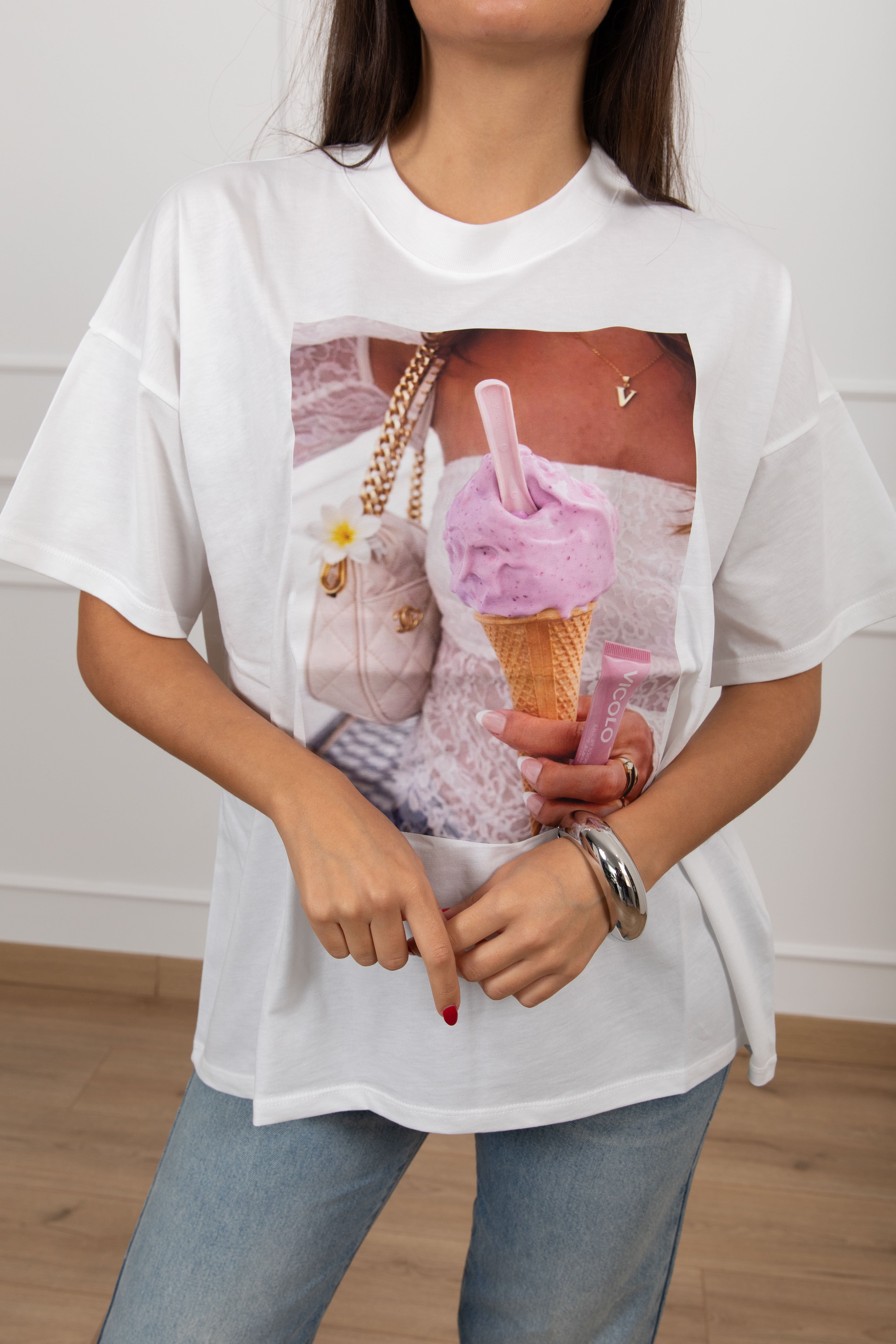 T-shirt over-size gelato ViCOLO