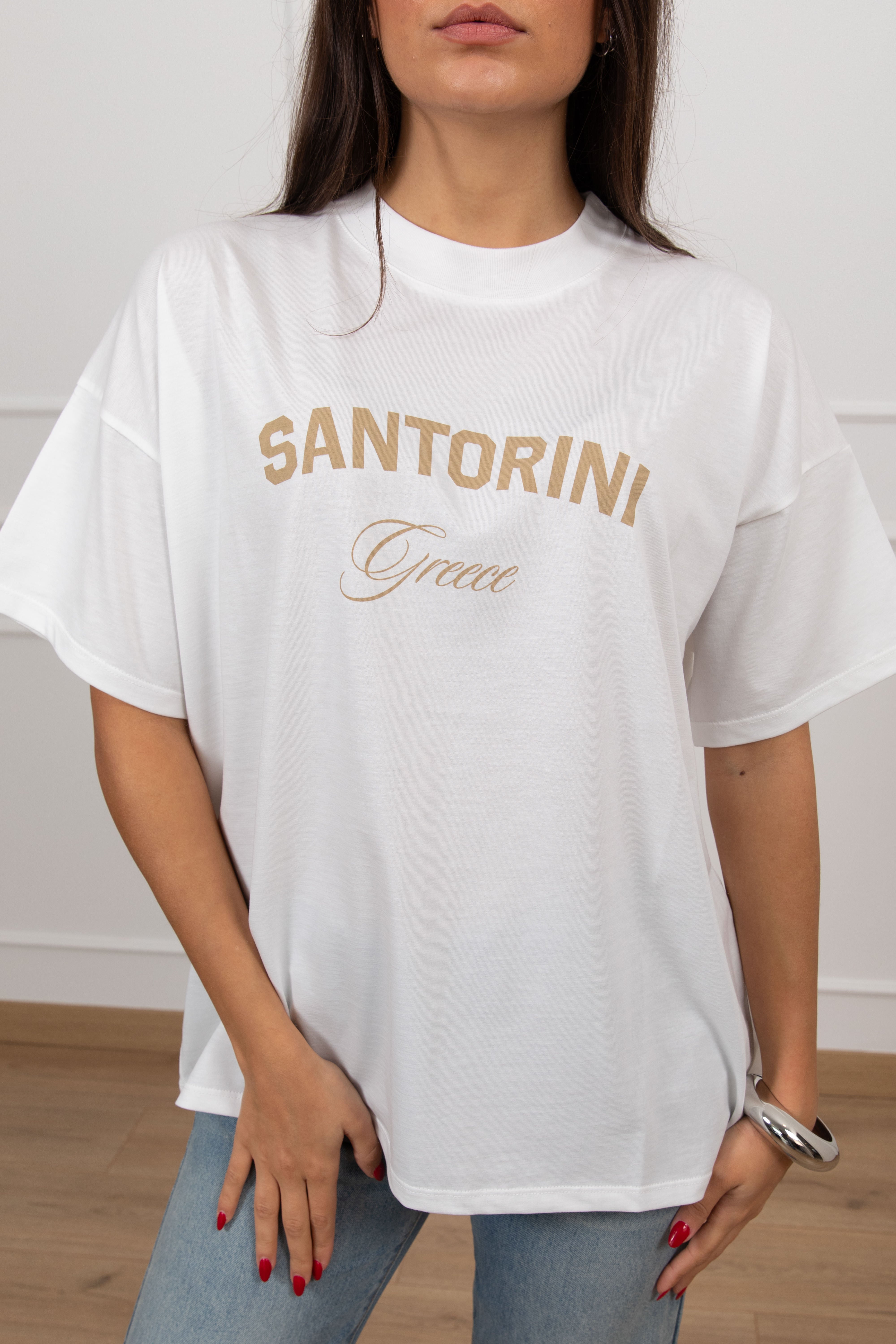 T-shirt over-size "Santorini" ViCOLO