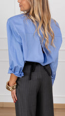 Camicia in cotone con spallina imbottita variante oxford ViCOLO