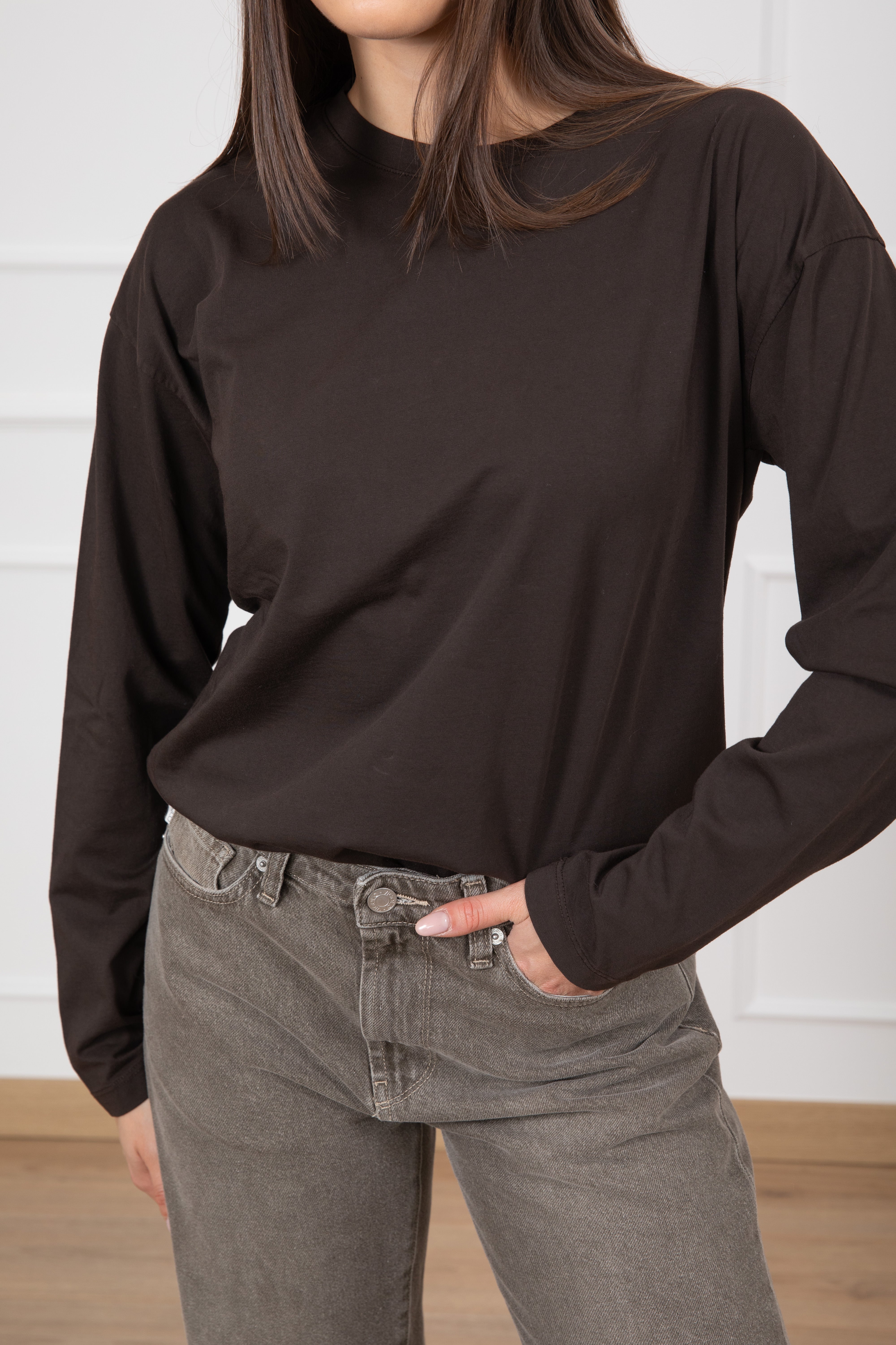 T-shirt basic manica lunga Tensione IN