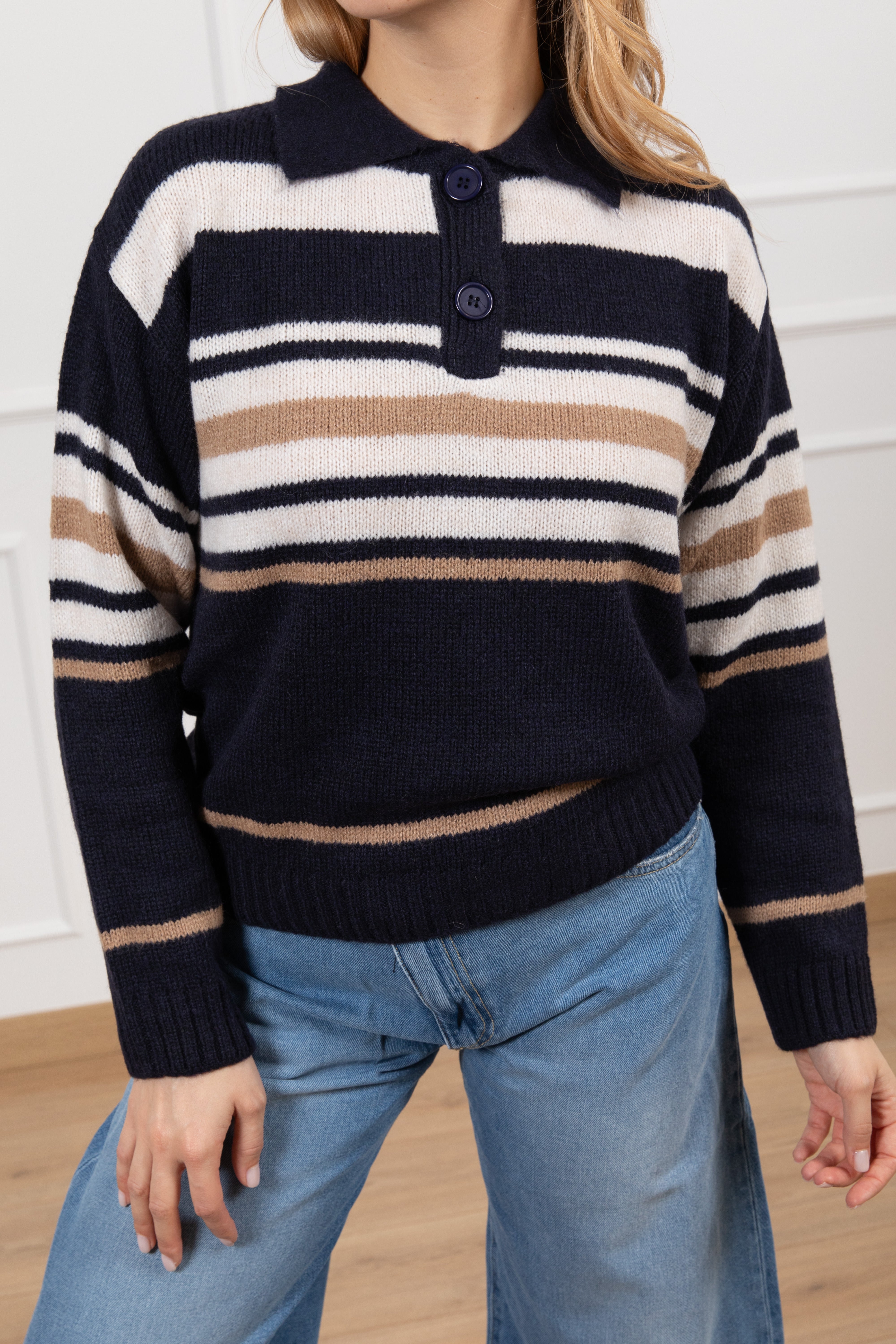 Polo a righe alternate Tensione IN