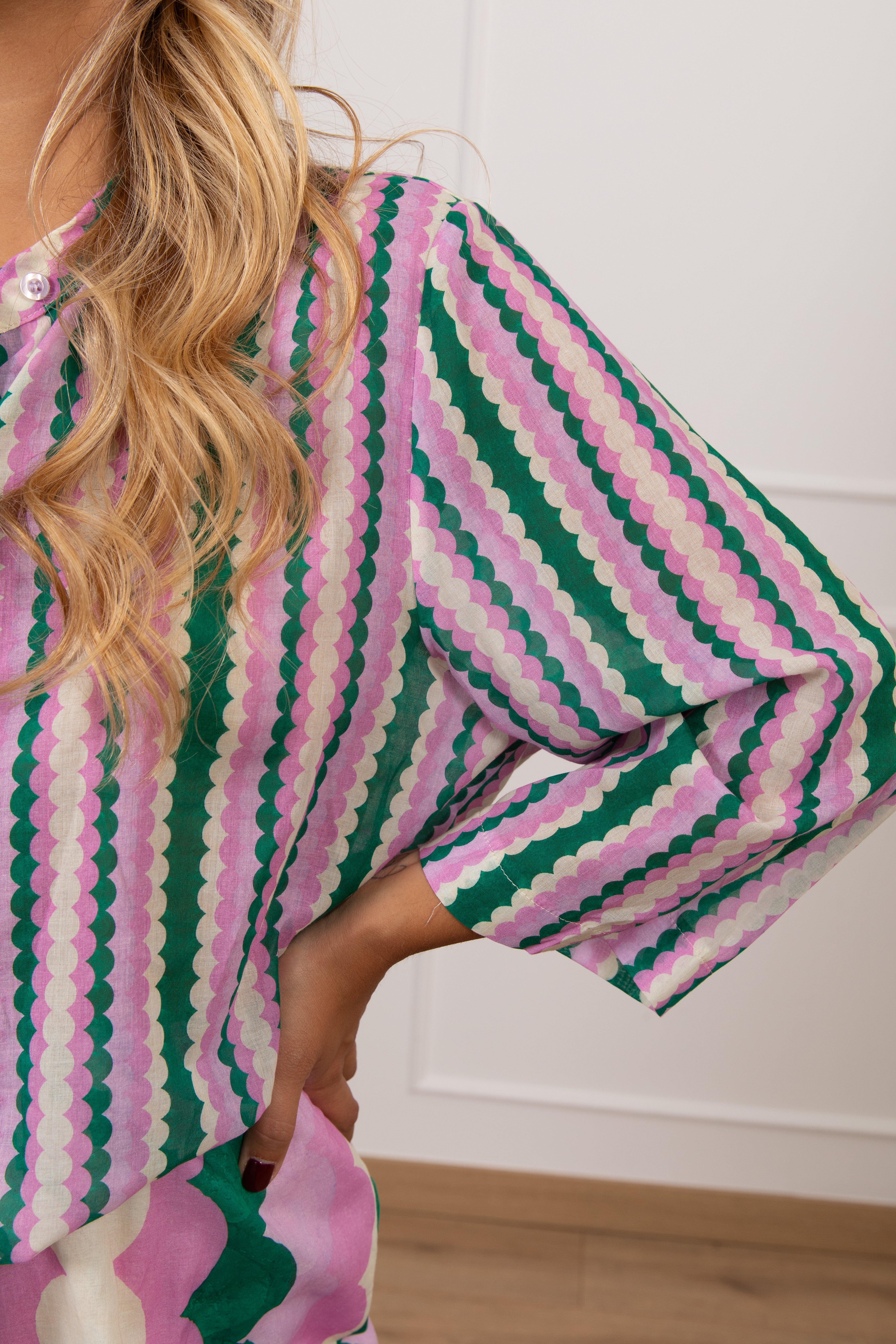 Camicia fantasia ondulata Tensione IN