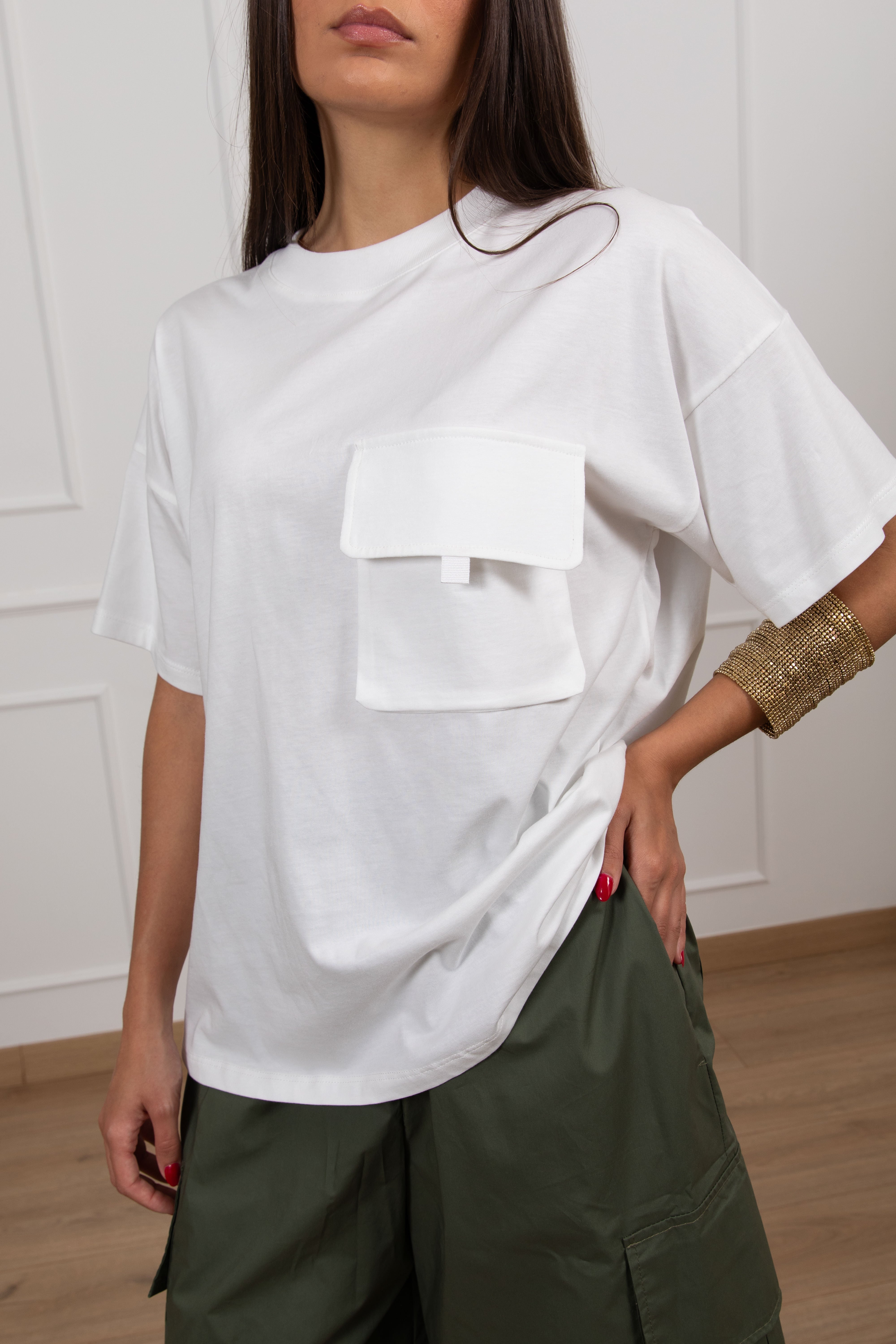 T-shirt con tasca ViCOLO