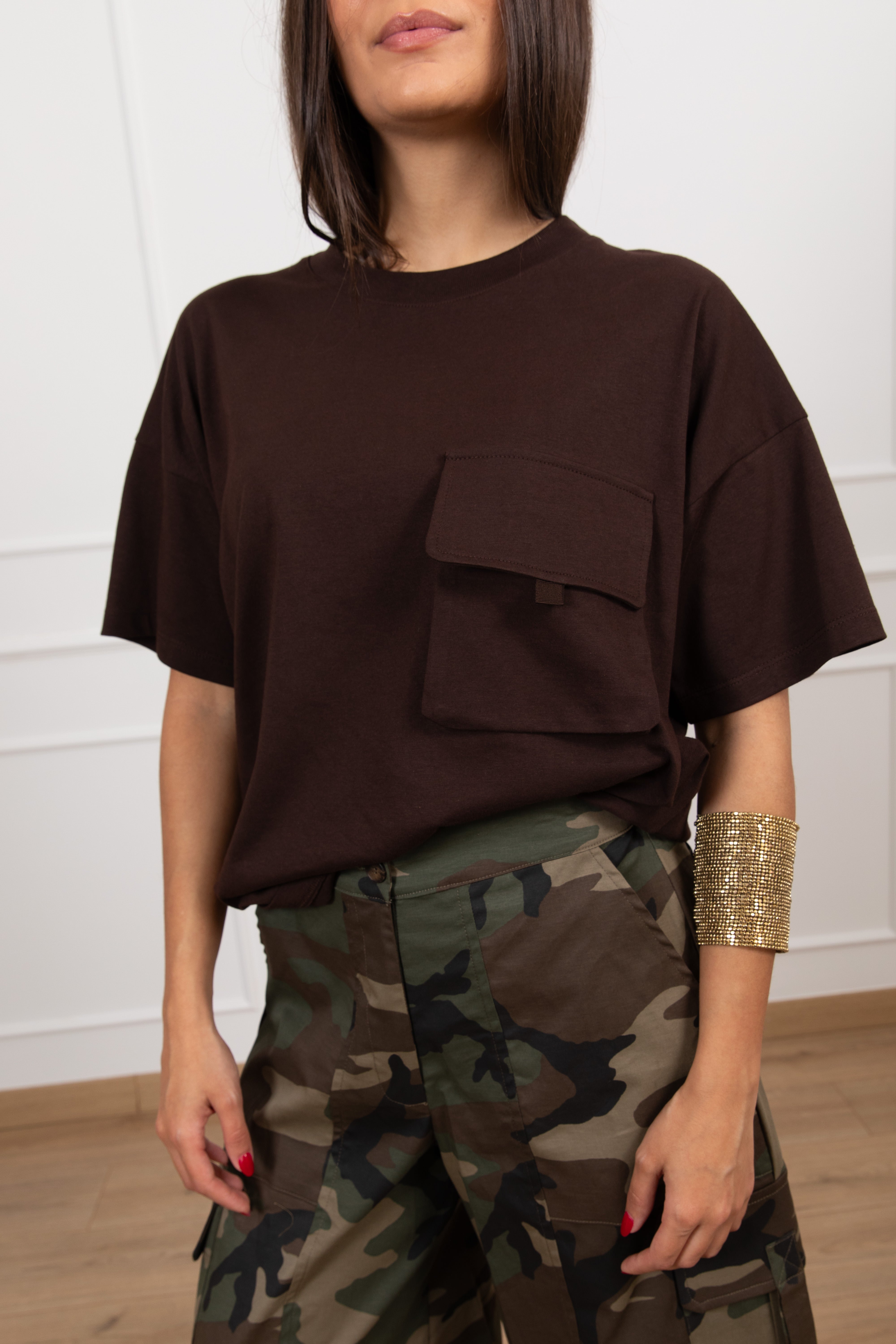 T-shirt con tasca ViCOLO