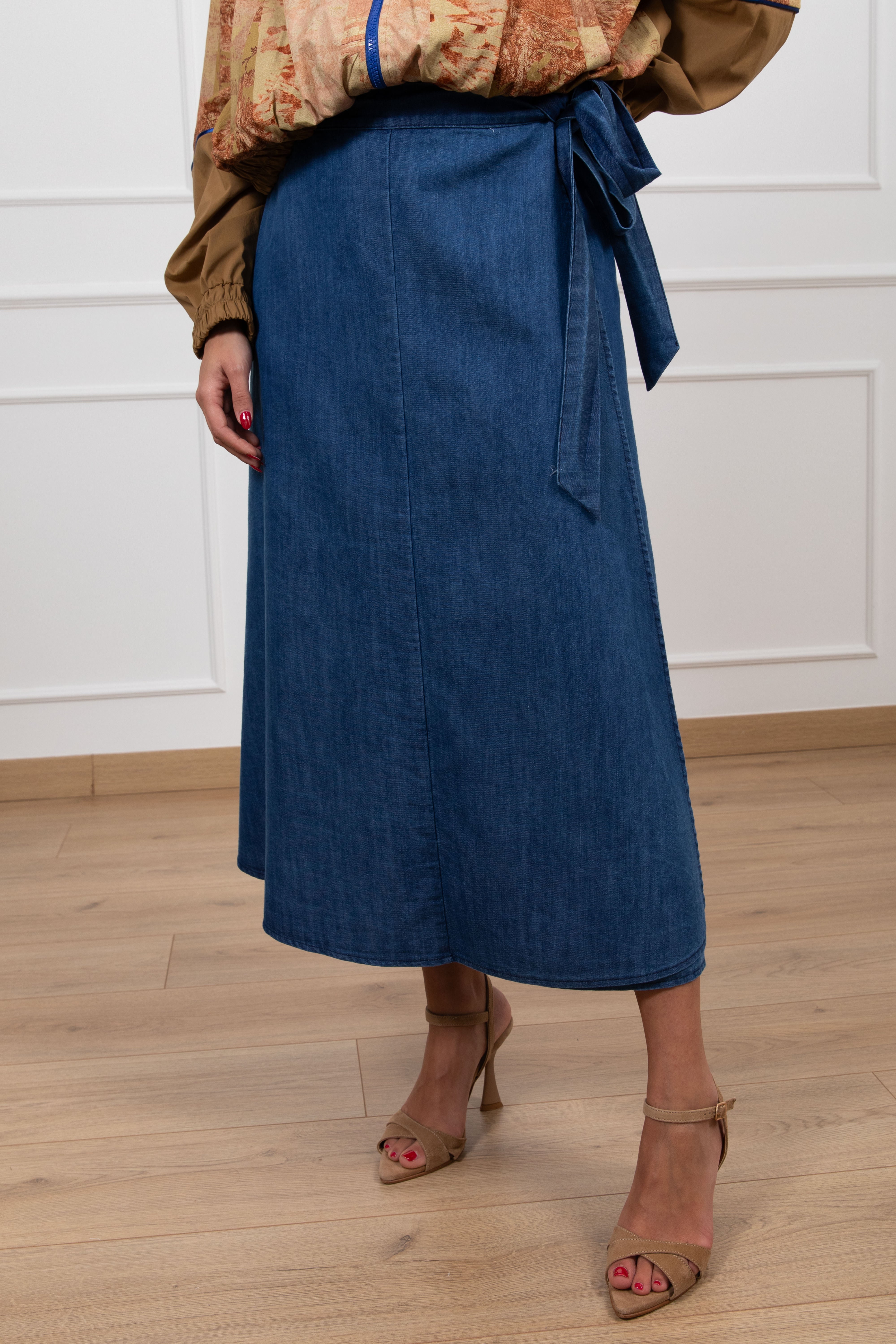 Gonna a portafoglio in chambrix ViCOLO