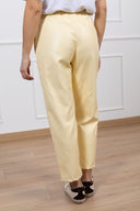 Pantalone carrot-fit in eco-pelle ViCOLO
