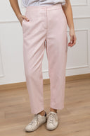 Pantalone carrot-fit in eco-pelle ViCOLO