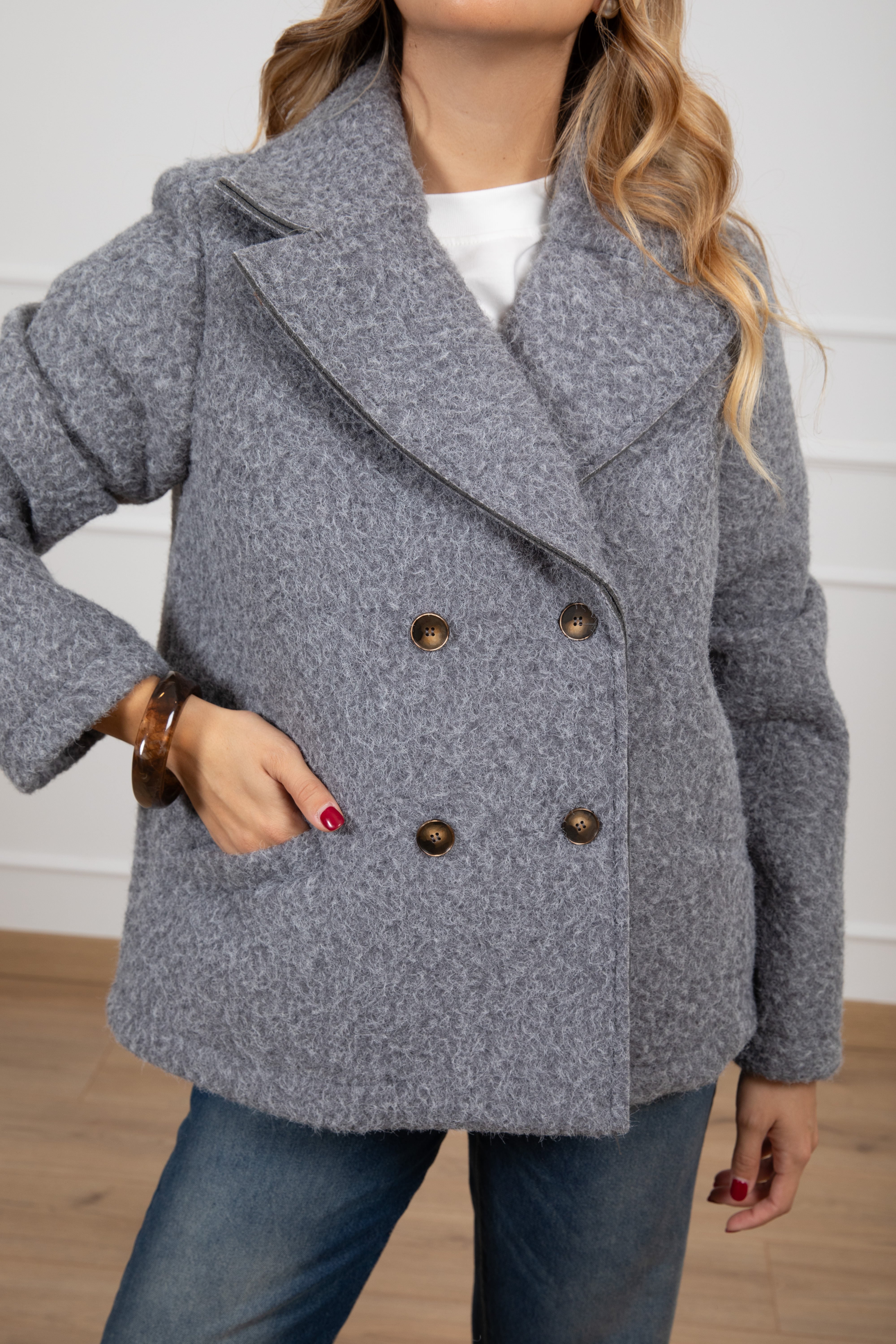 Cappotto in lana cotta Susy Mix