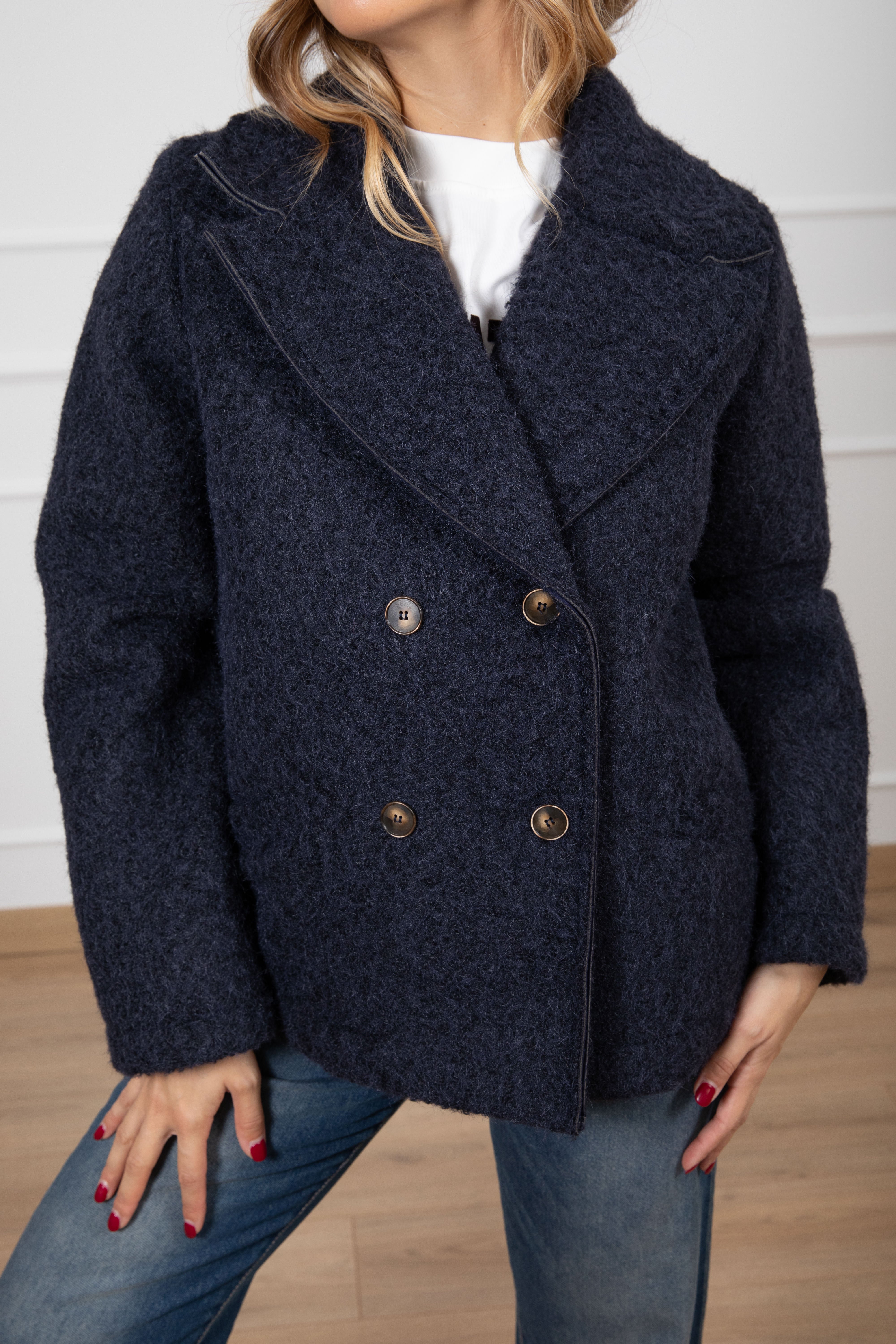 Cappotto in lana cotta Susy Mix