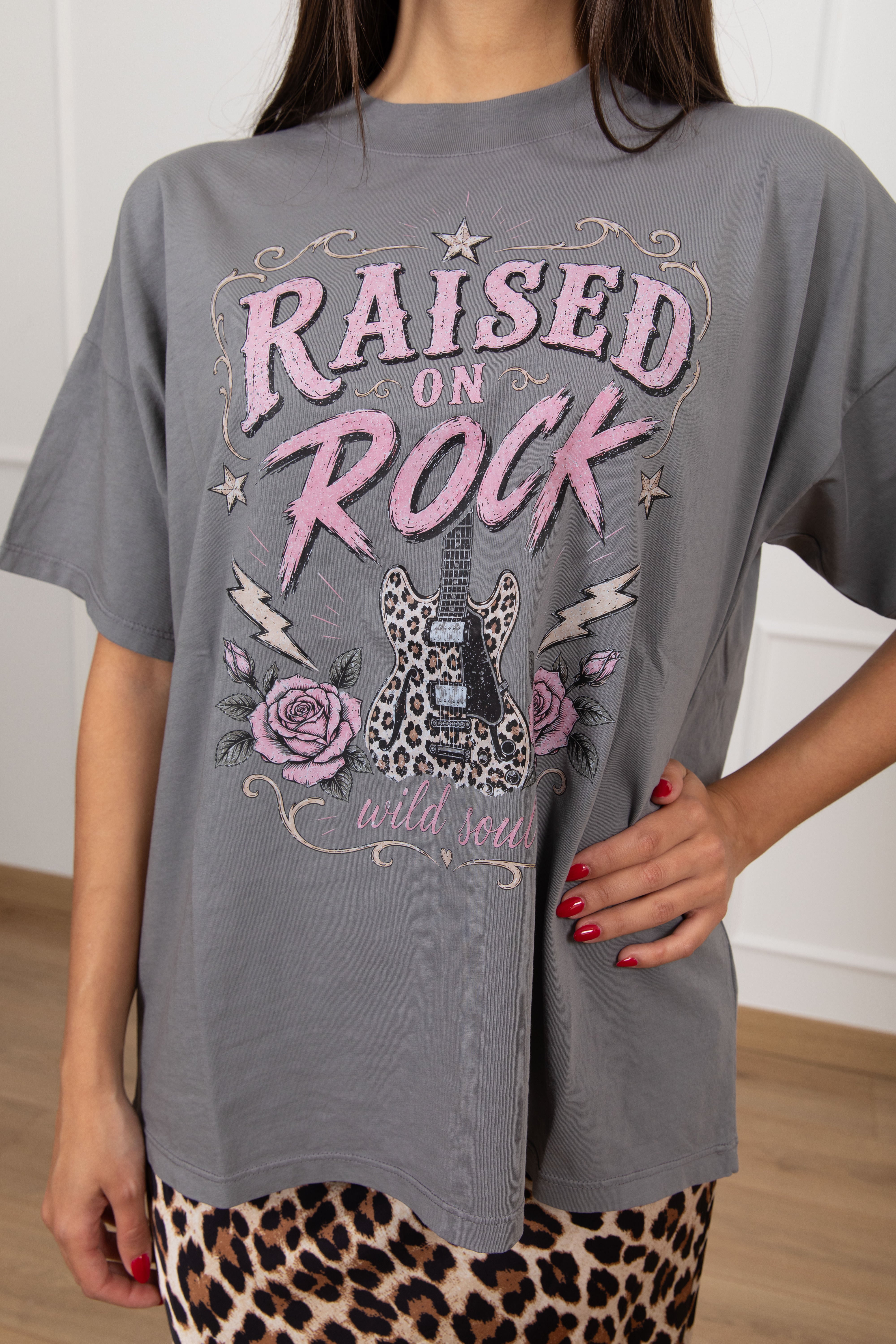 T-shirt rock "Raised and rock" ViCOLO