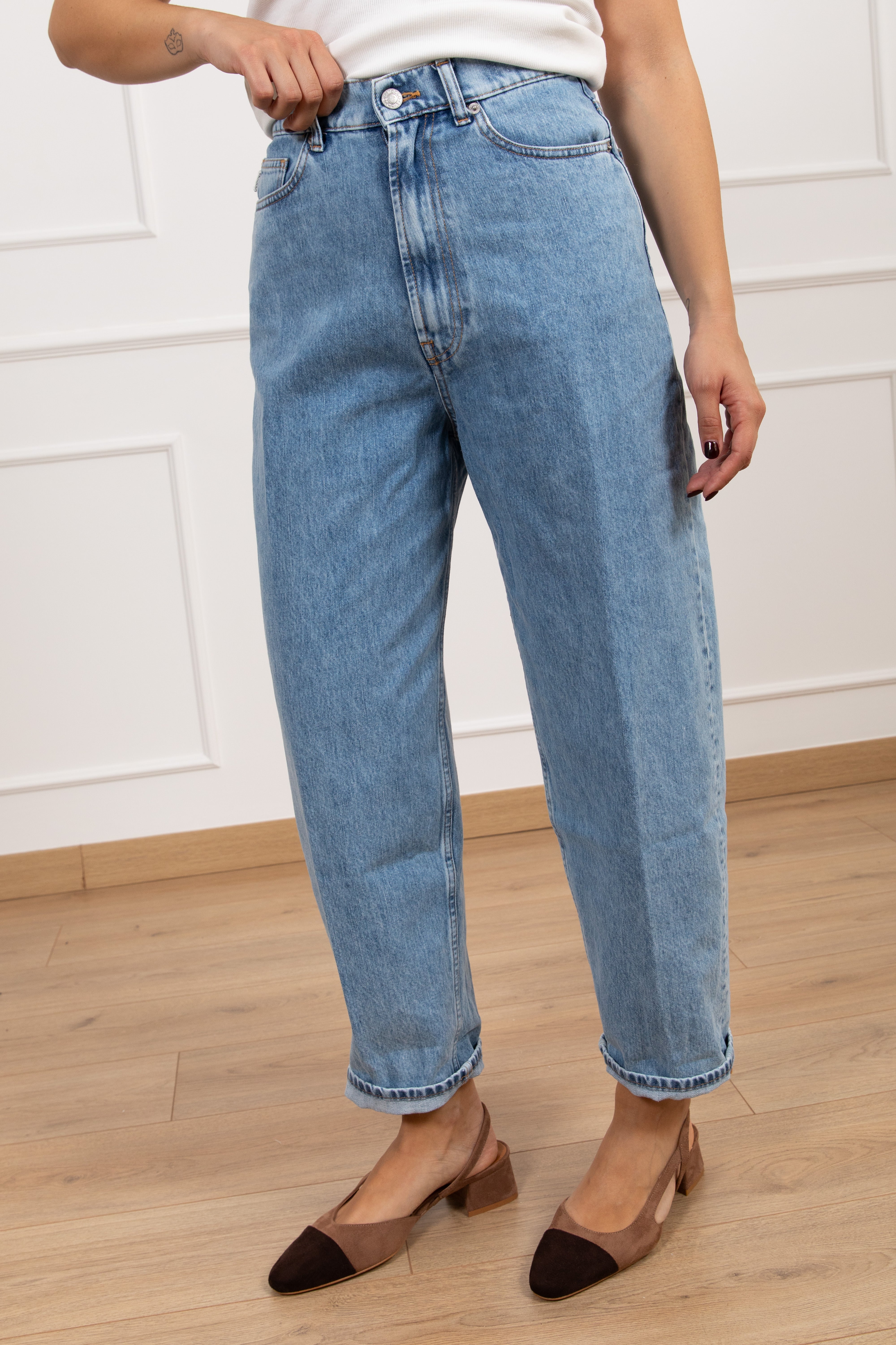 Jeans Laila relaxed-fit lavaggio chiaro ViCOLO