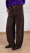 Pantalone Mia color in velluto rocciatore variante moro ViCOLO