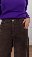 Pantalone Mia color in velluto rocciatore variante moro ViCOLO