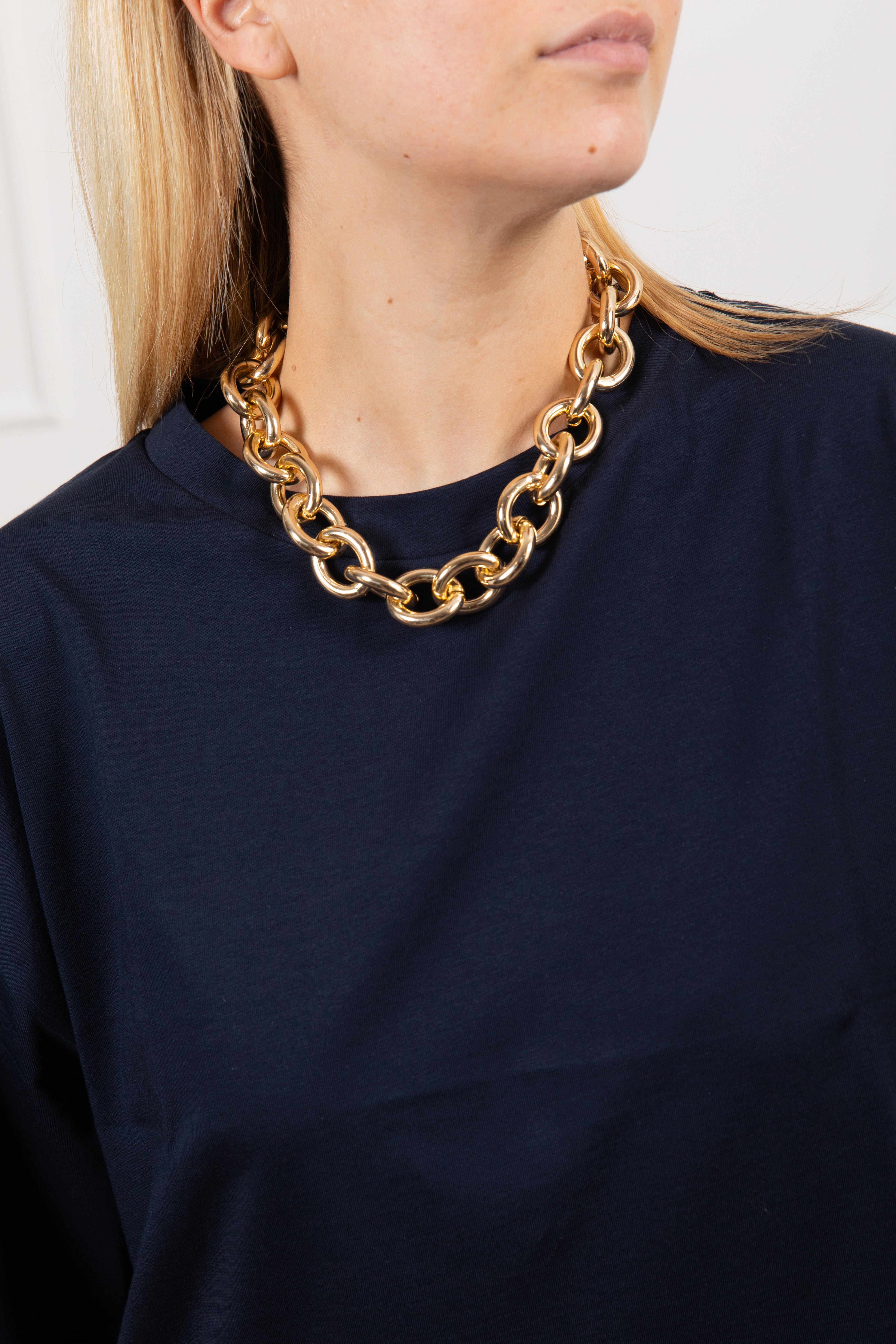 Collana catena tonda