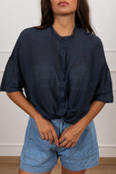 Camicia in cotone e seta ViCOLO