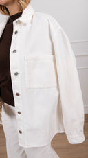 Giacca-camicia in velluto rocciatore variante burro ViCOLO