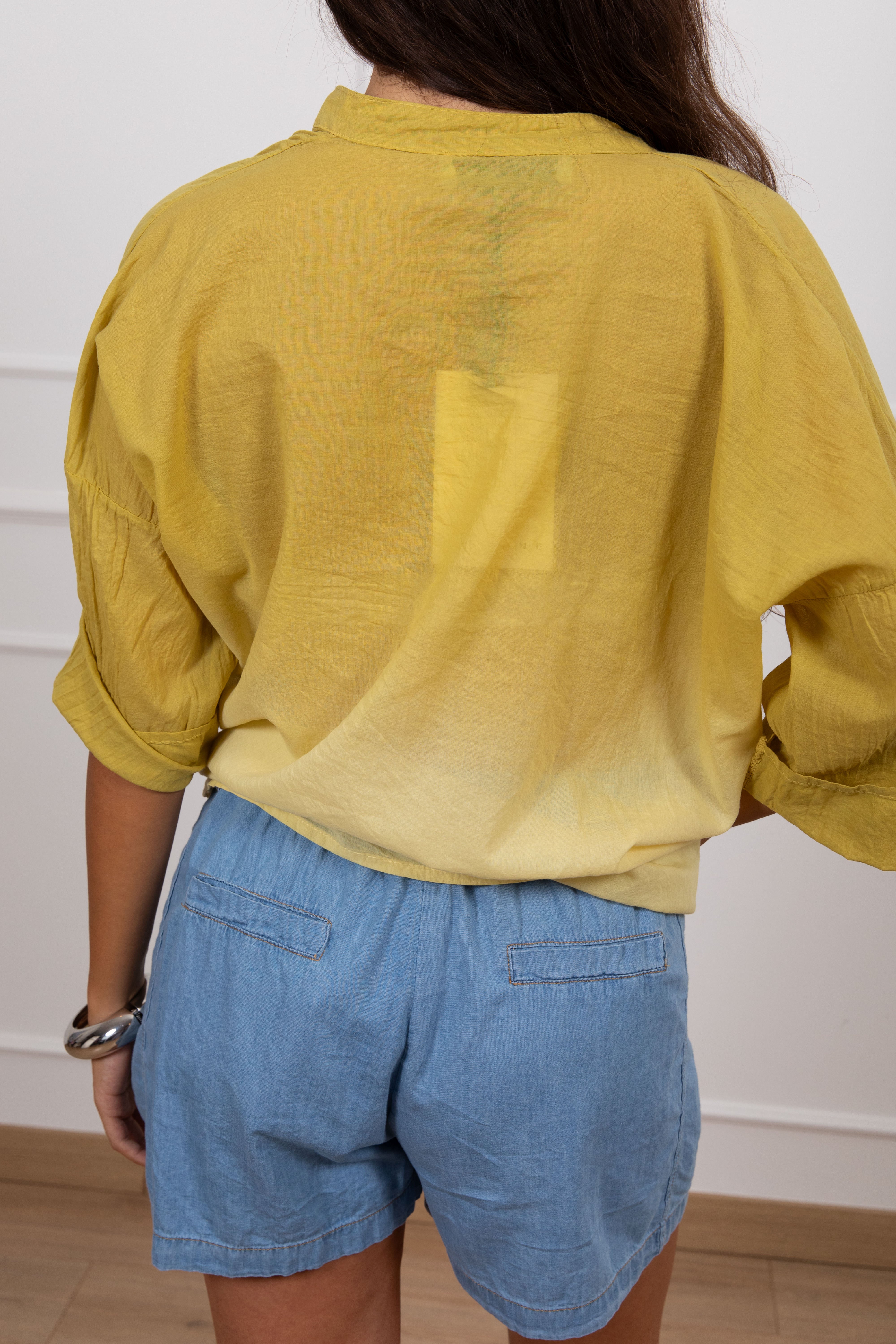 Camicia sfumata in mussola di cotone Haveone