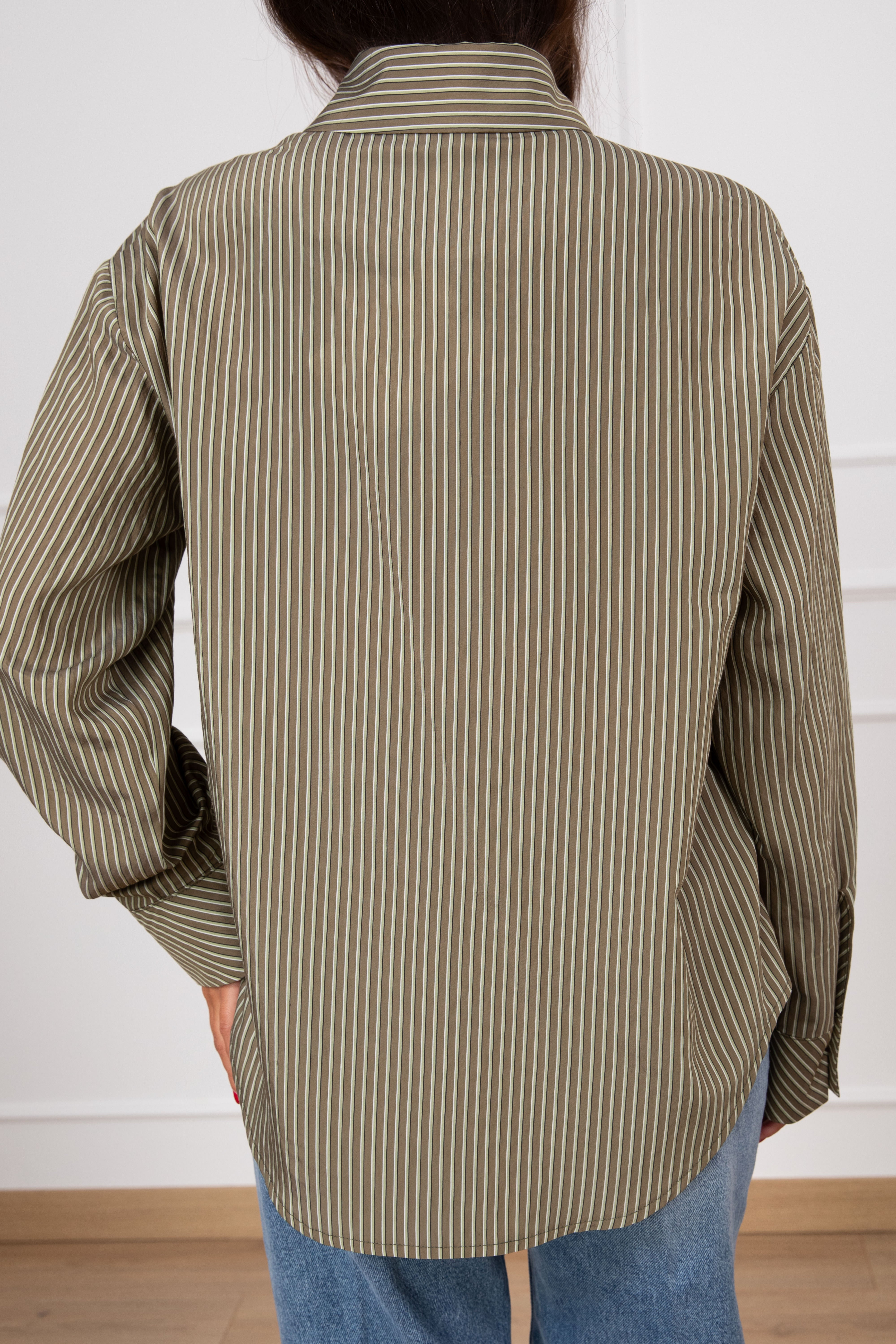 Camicia bacchettata militare Susy Mix