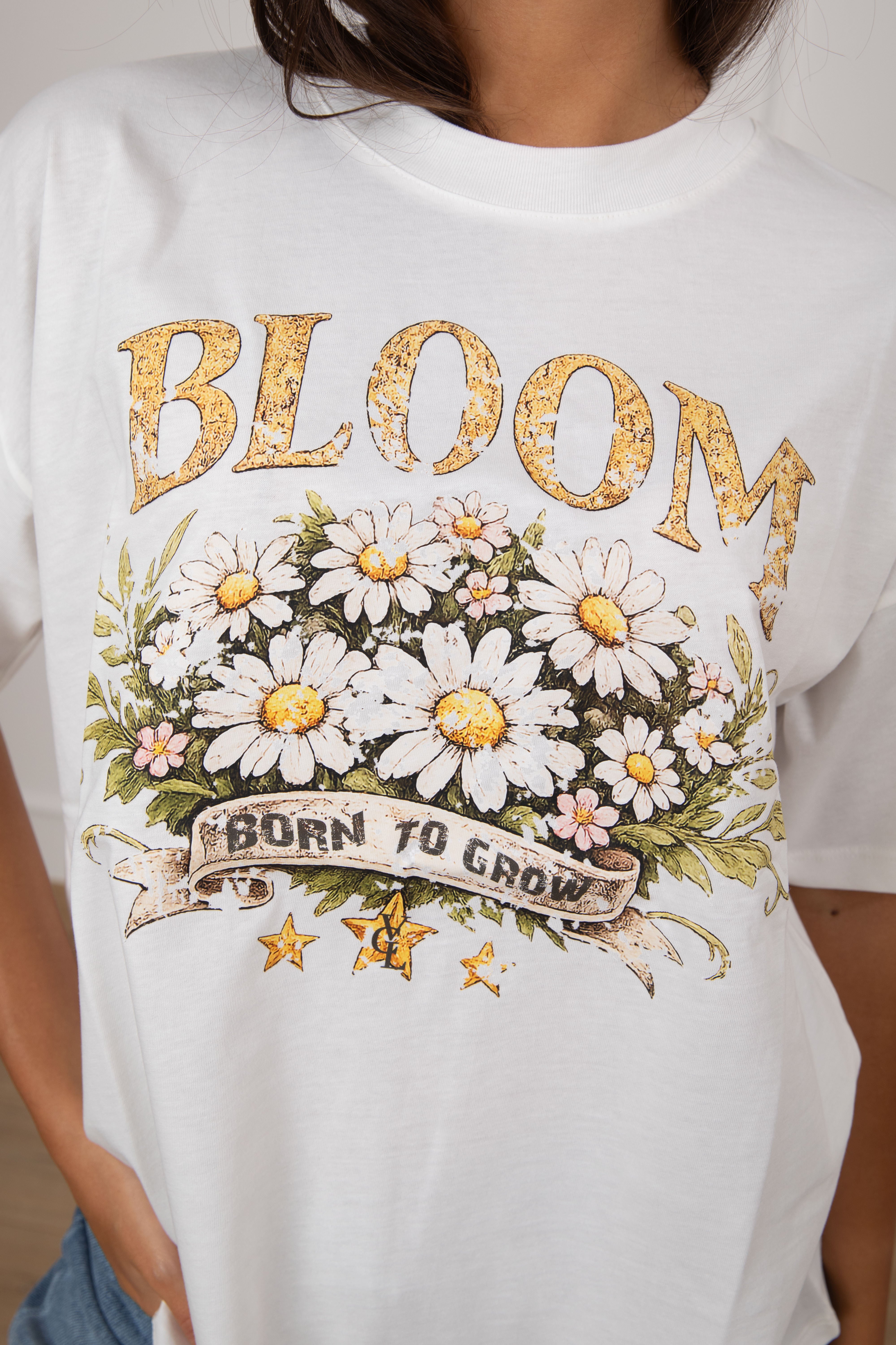 T-shirt over-size "Bloom" ViCOLO