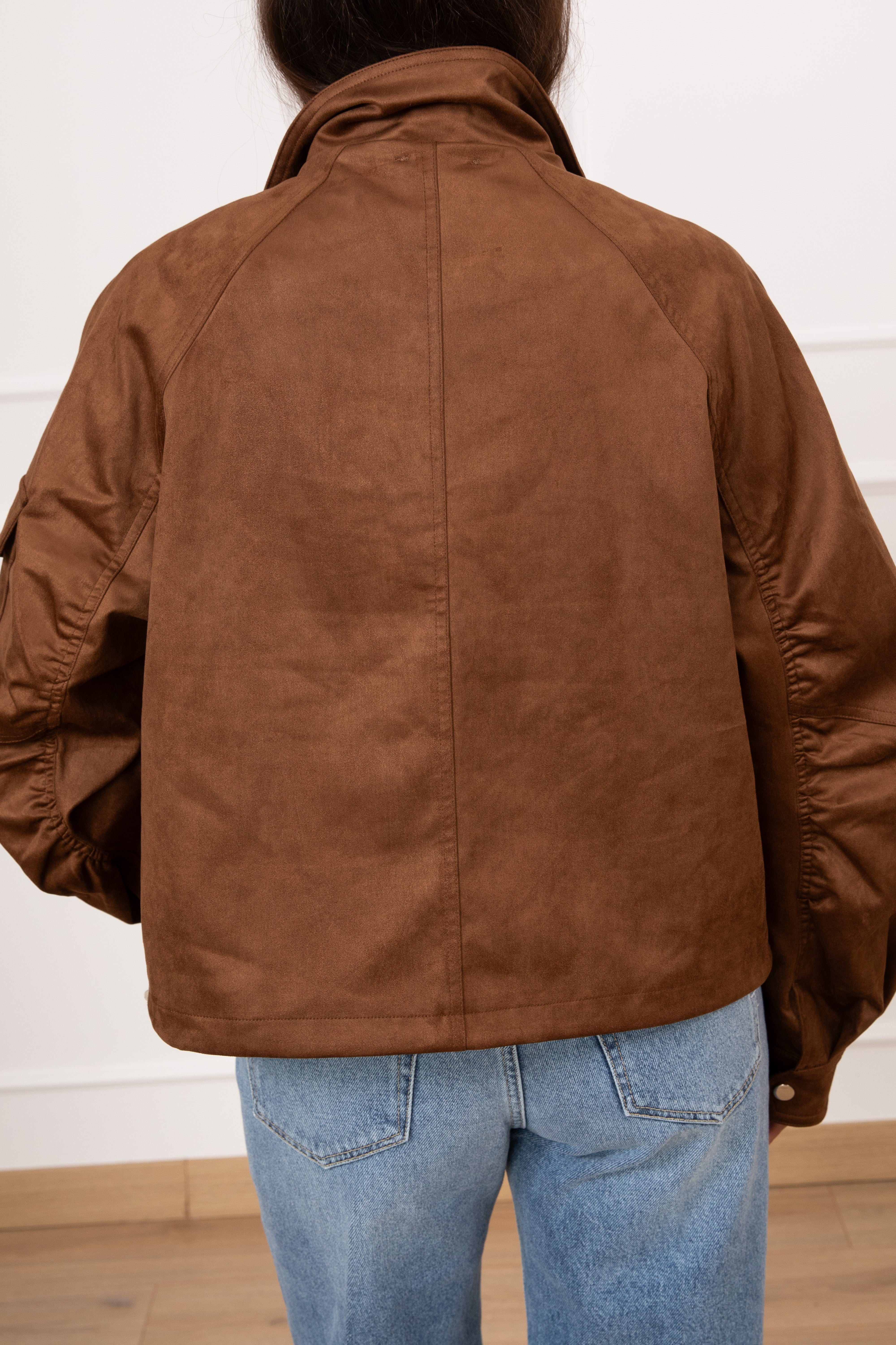 Giaccone in eco-camoscio ViCOLO